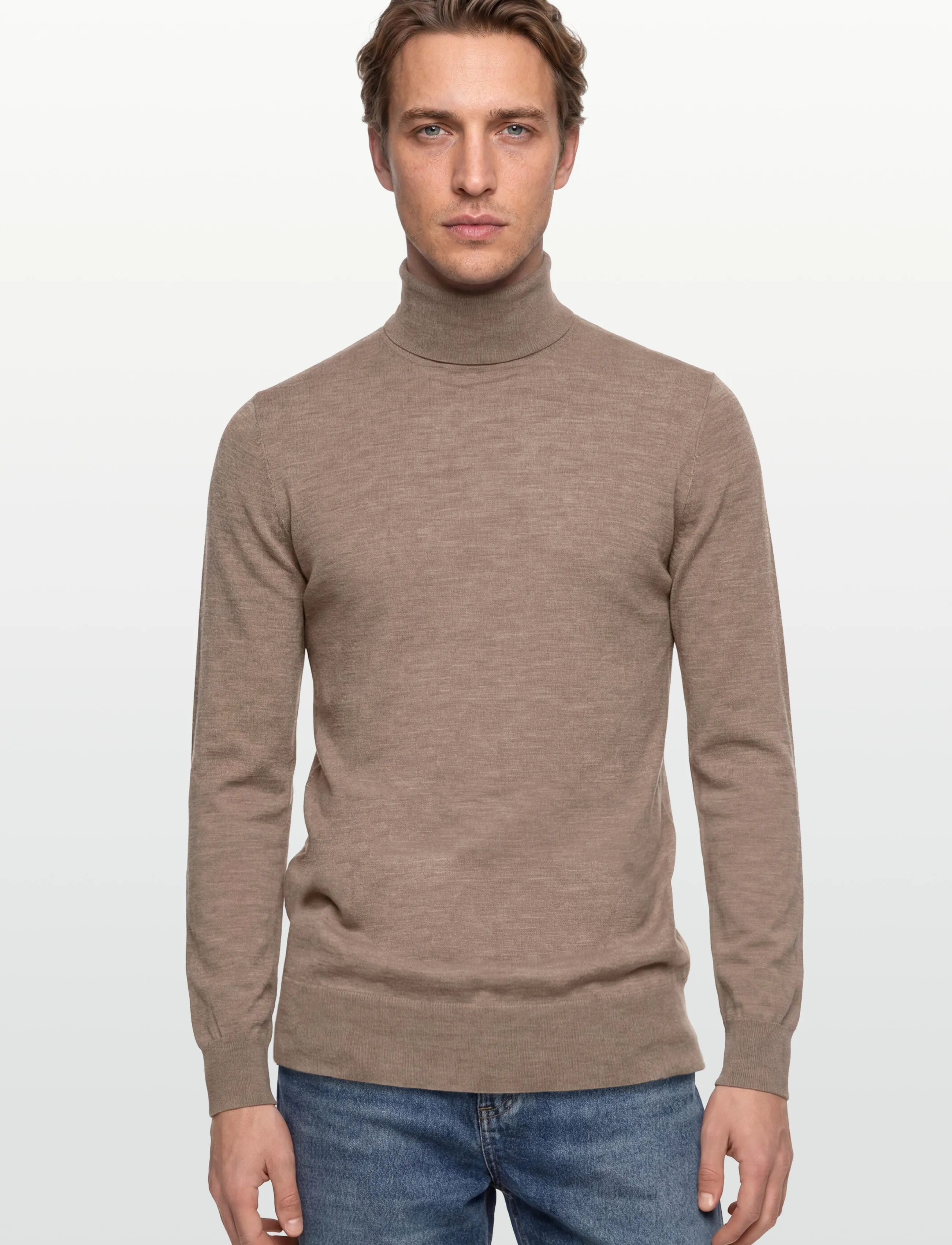 Tiger of Sweden - NEVILE RWS - rullekraver - beige melange - 3