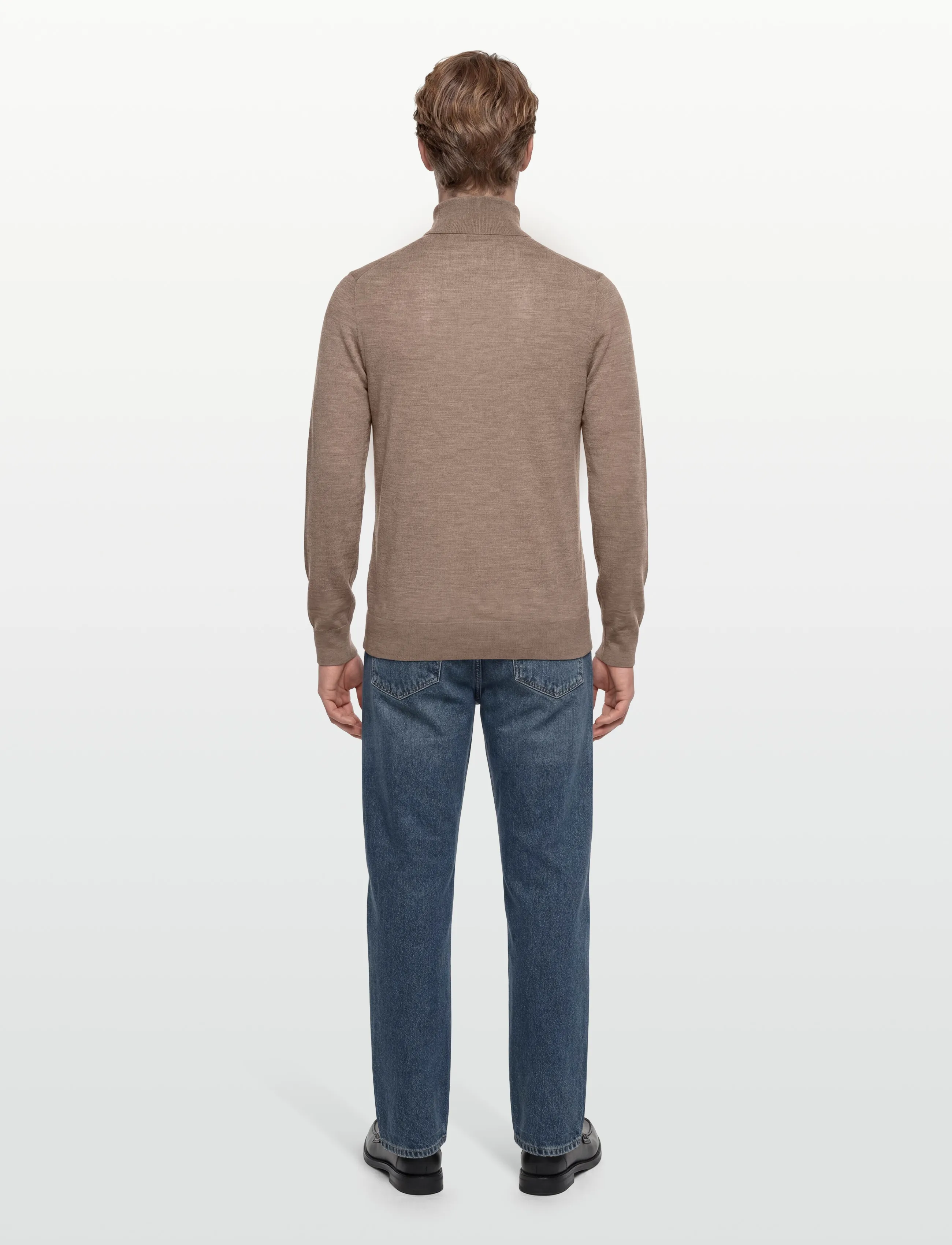 Tiger of Sweden - NEVILE RWS - rullekraver - beige melange - 4