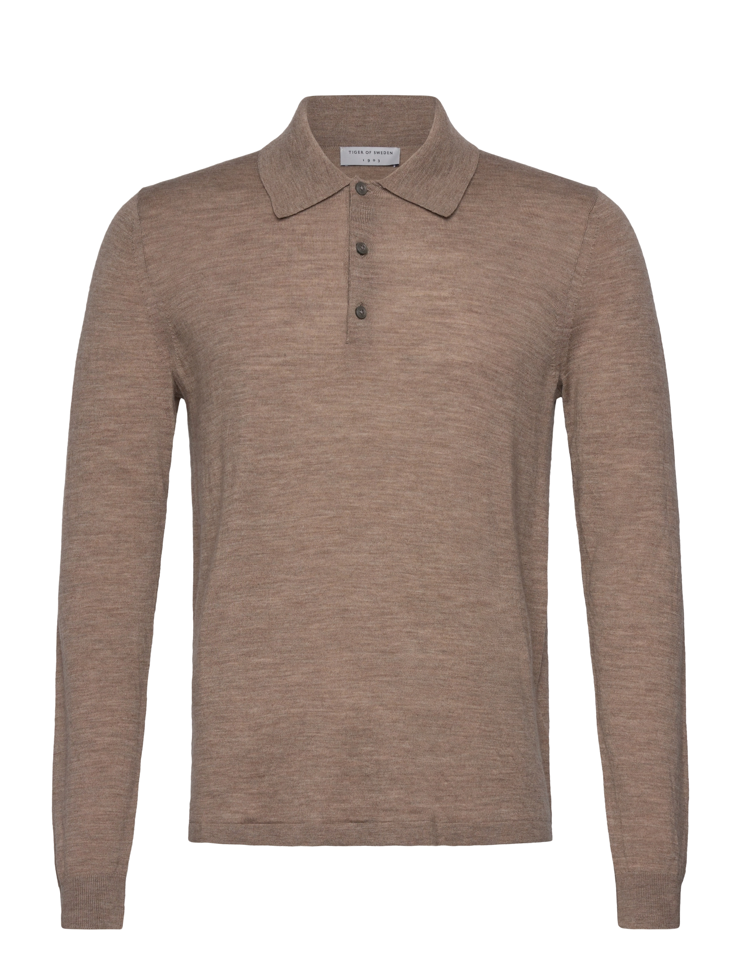 Tiger of Sweden EROSS RWS - Neulotut poolot - BEIGE MELANGE / beige
