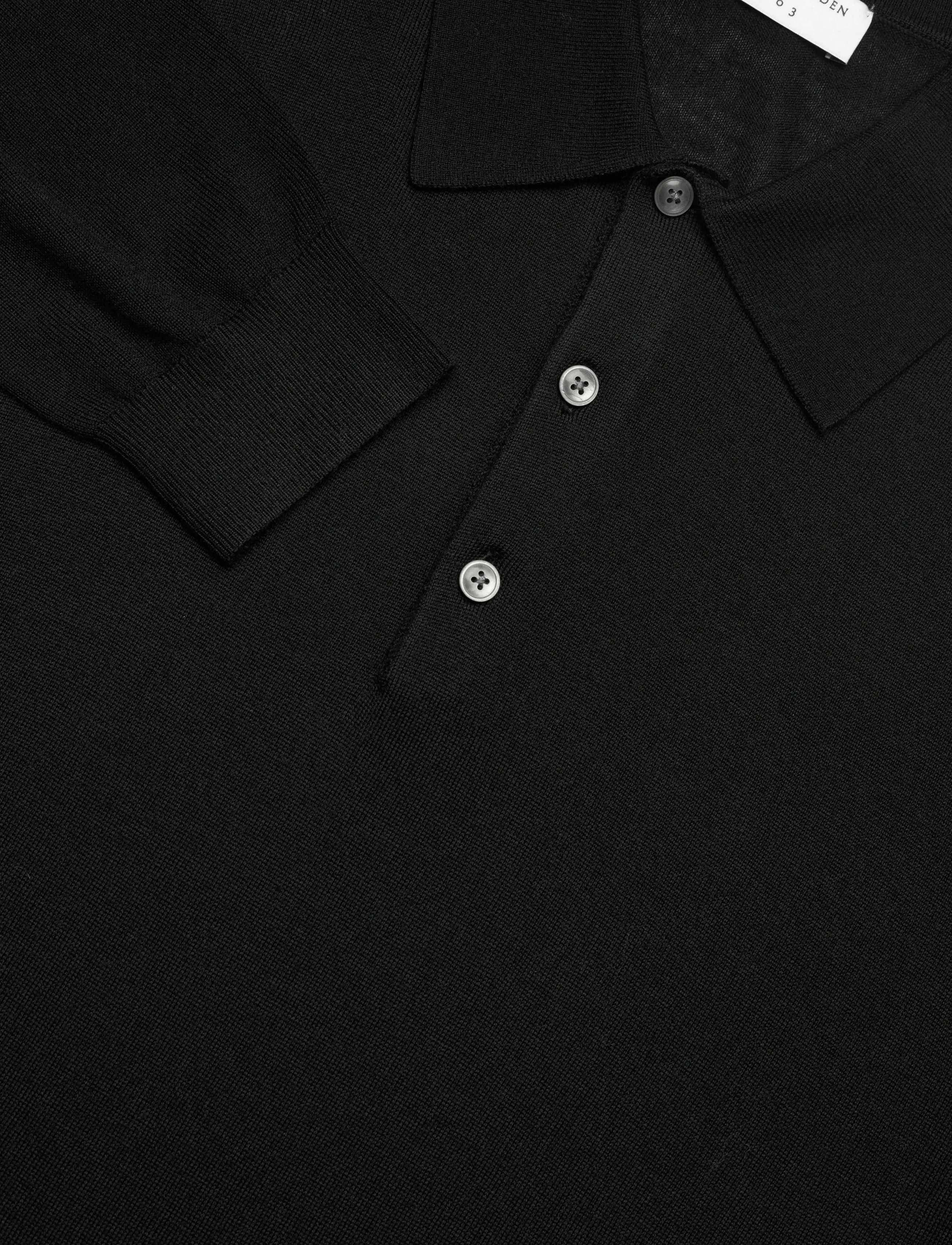 Tiger of Sweden - EROSS RWS - polos en tricot à manches longues - black - 2