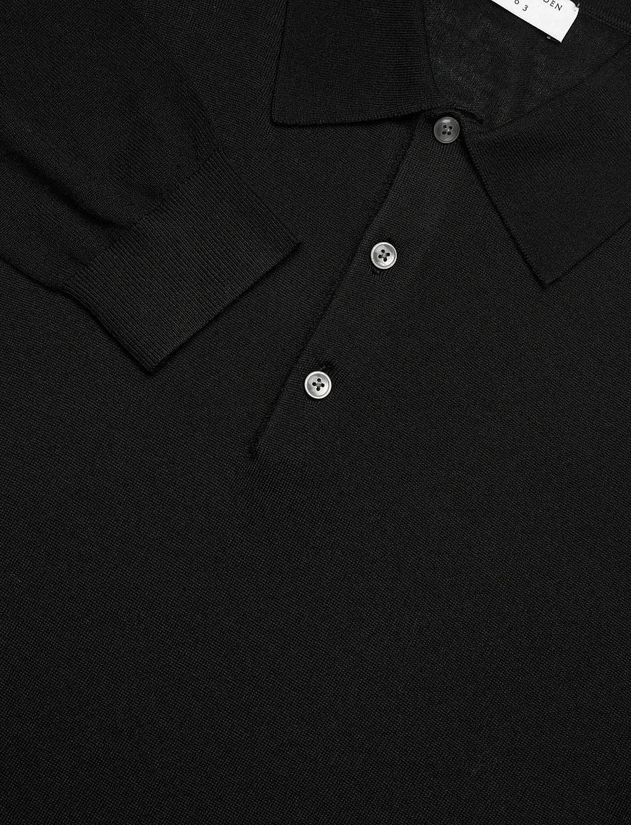 Tiger of Sweden - EROSS RWS - long-sleeved knitted polos - black - 5