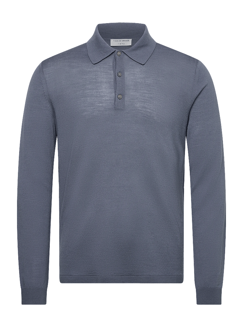 Tiger of Sweden - EROSS RWS - polostrik - dull blue - 0