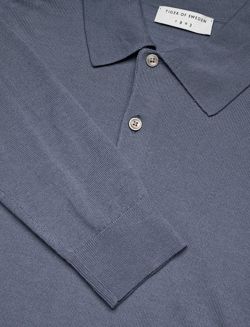 Tiger of Sweden - EROSS RWS - polostrik - dull blue - 2