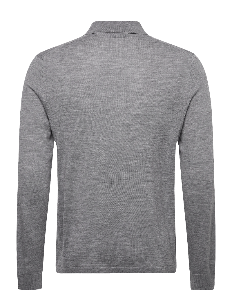 Tiger of Sweden - EROSS RWS - gestrickte polohemden - grey melange - 1