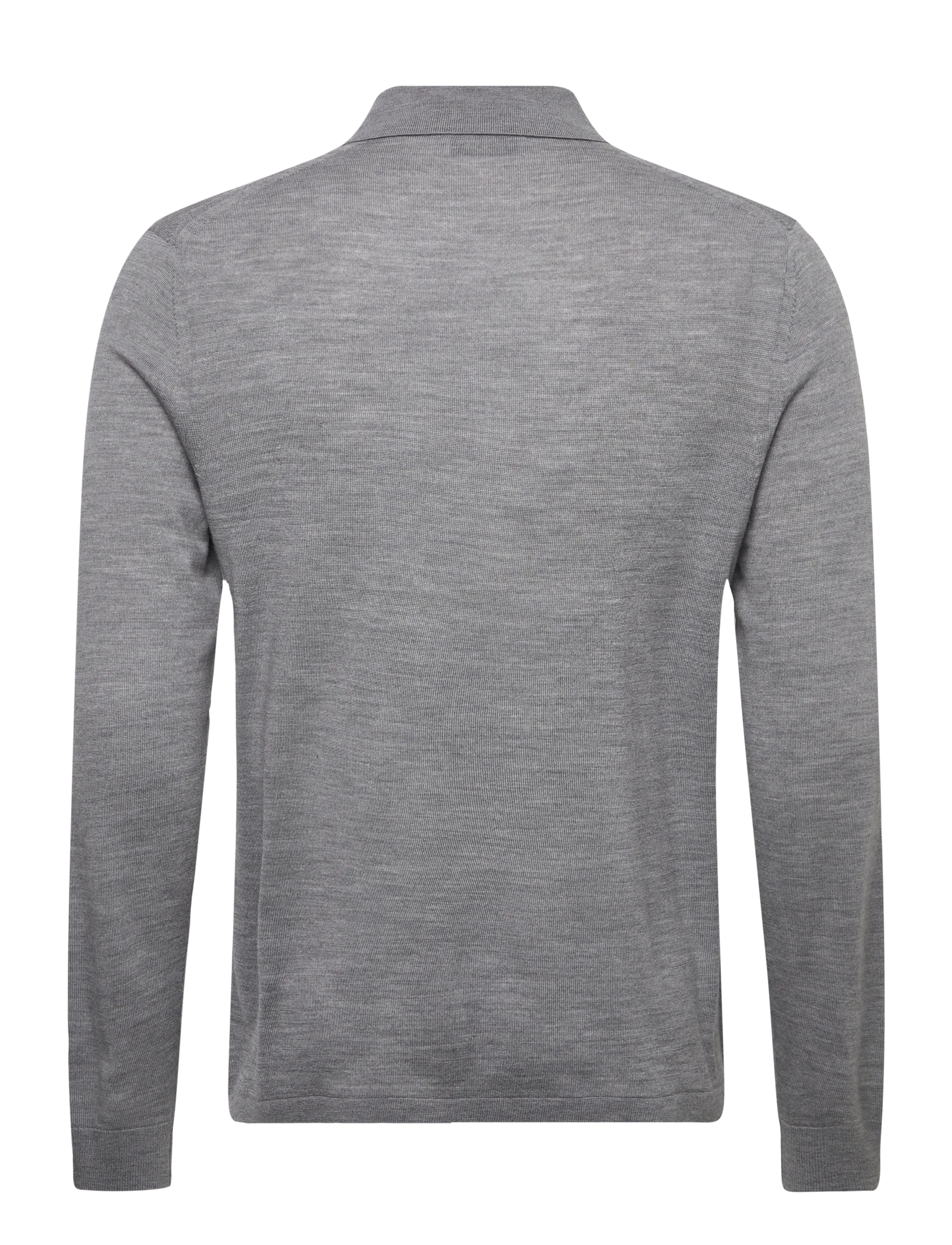 Tiger of Sweden - EROSS RWS - pikkade varrukatega kootud polosärgid - grey melange - 1