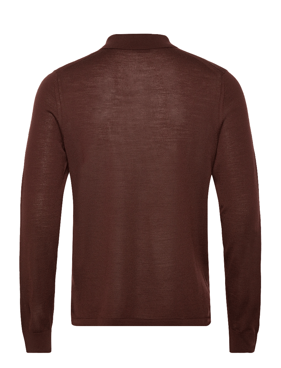 Tiger of Sweden - EROSS RWS - adīti polo krekli ar garām piedurknēm - pure decadence - 2