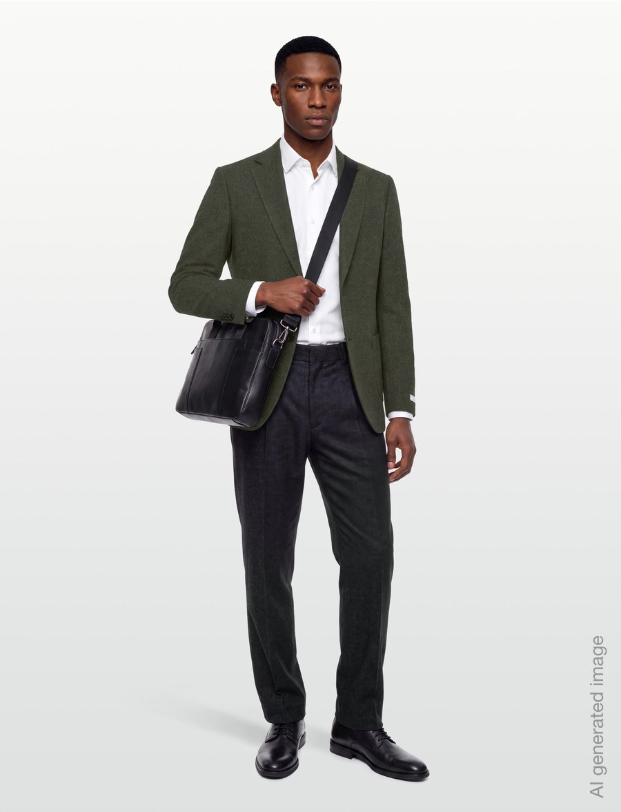 Tiger of Sweden - JUSTIN P - enkelknäppta kavajer - dark khaki gree - 0