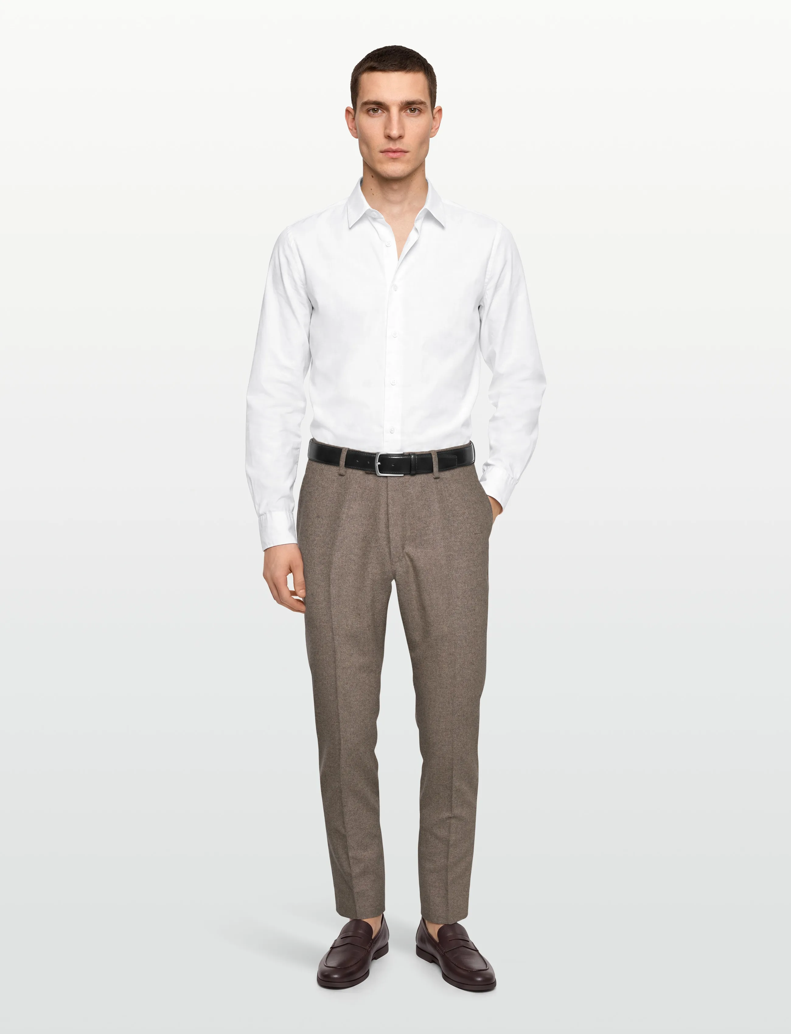 Tiger of Sweden Tenuta, Mænd, Habitbukser, Beige, Str: 50