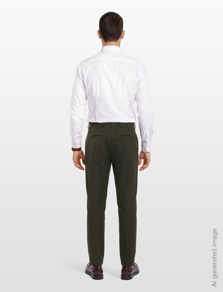 Tiger of Sweden - TENUTA - dressbukser - dark khaki gree - 4