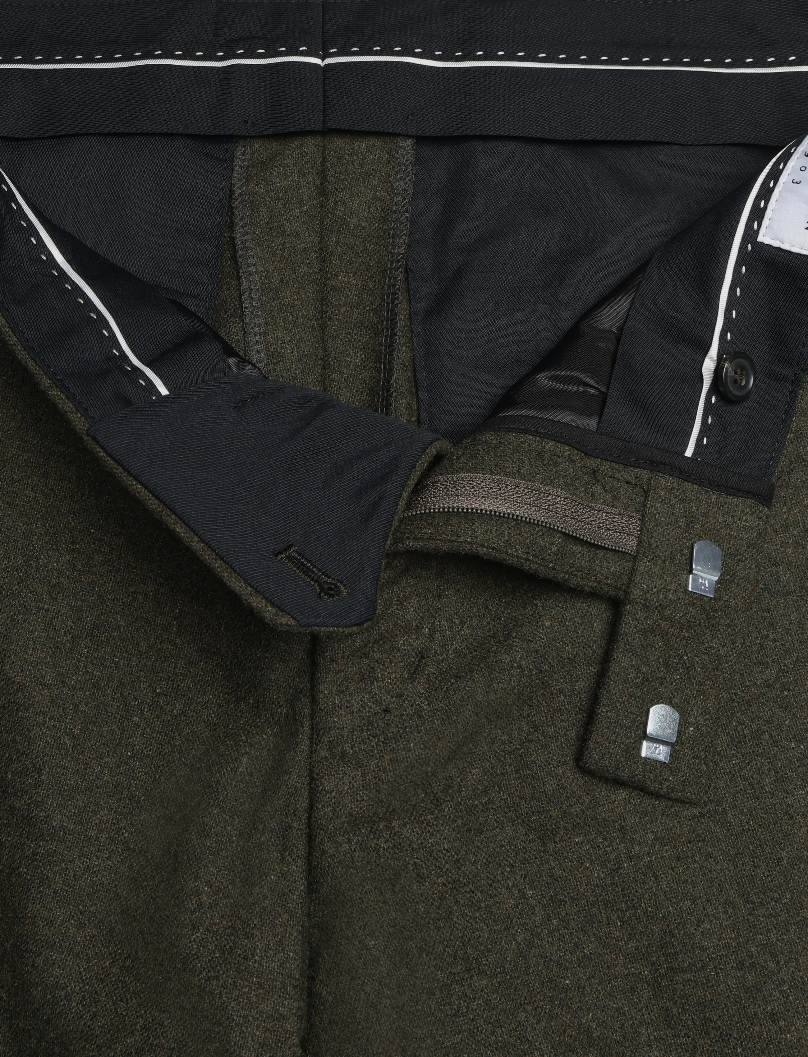 Tiger of Sweden - TENUTA - kostymbyxor - dark khaki gree - 3