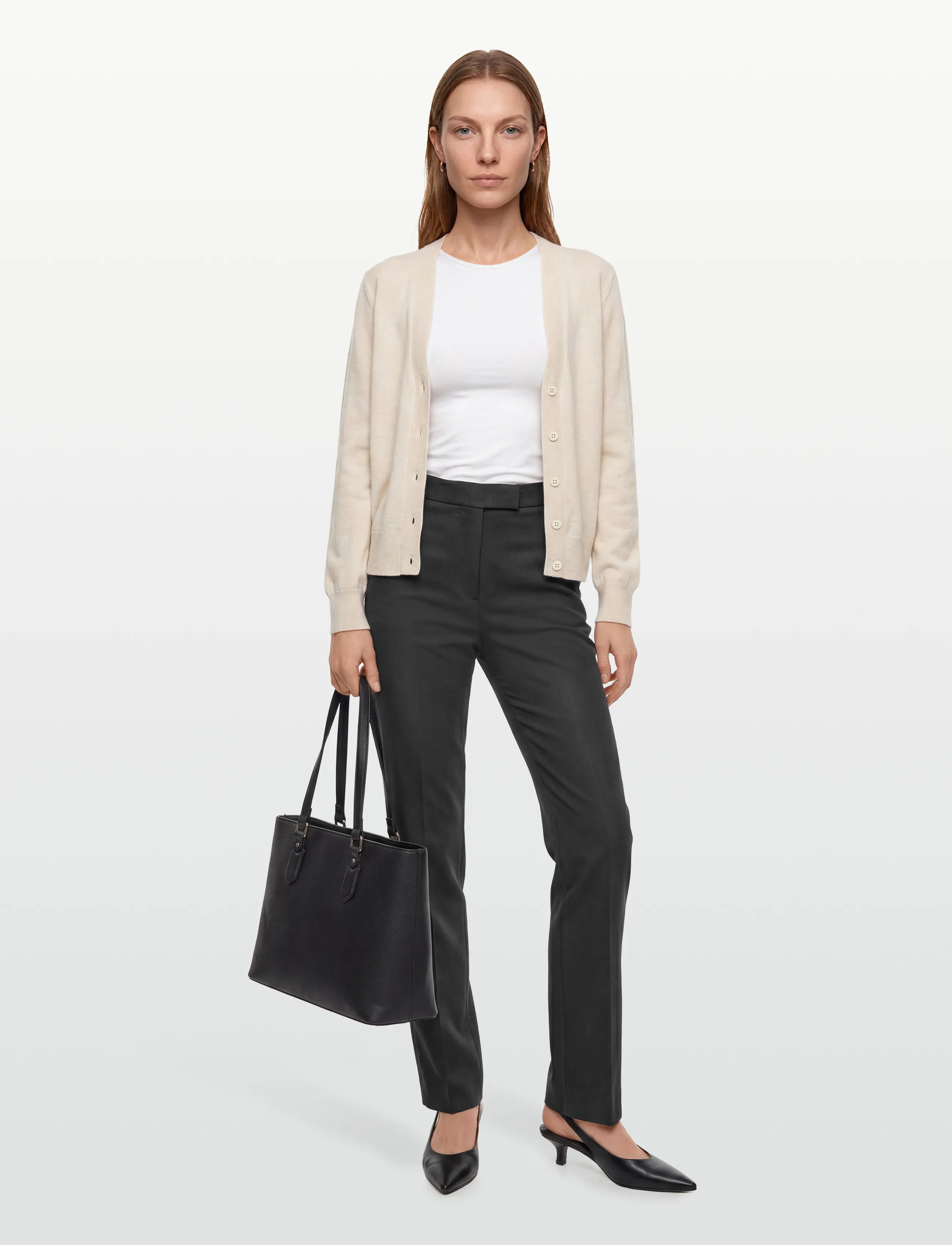 Tiger of Sweden Faye., 36, Trousers, Schwarz - Straight Leg, Frauen
