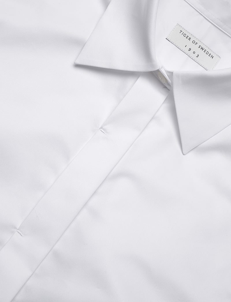 Tiger of Sweden - CORNIA - pitkähihaiset kauluspaidat - pure white - 2