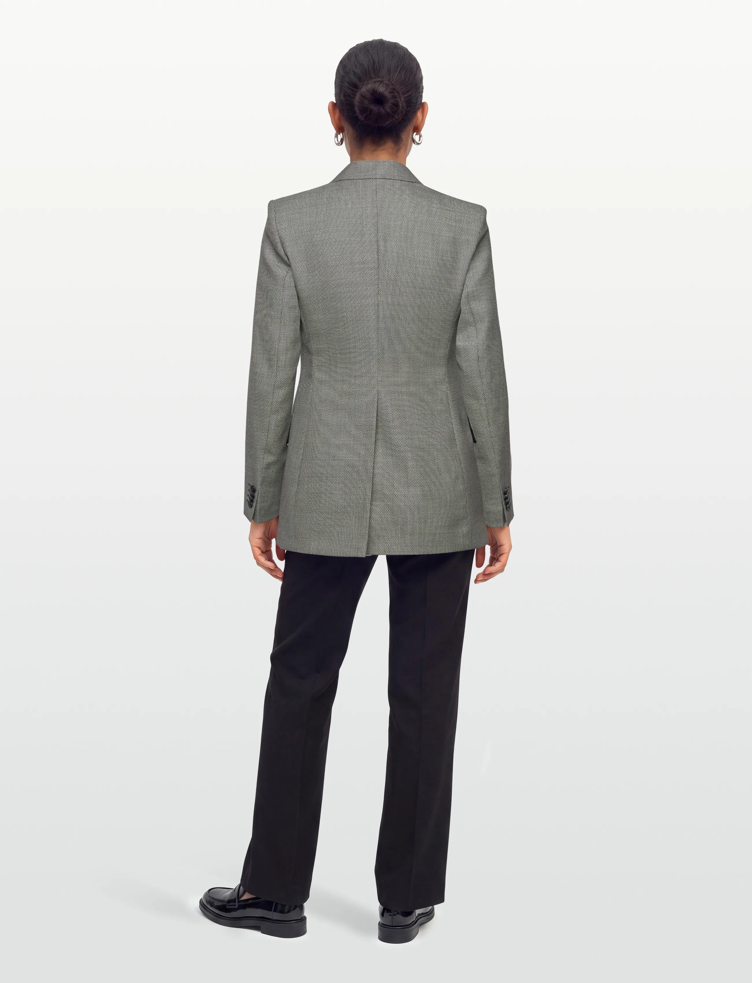 Tiger of Sweden - OLINE - einreihige blazer - black + white - 4
