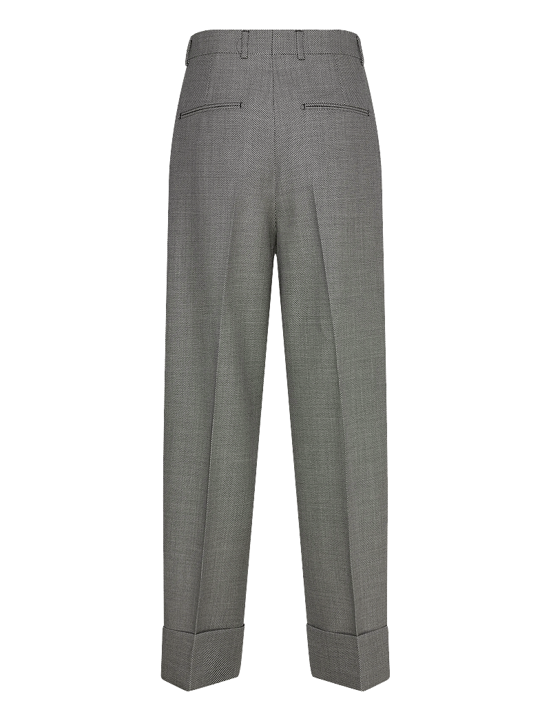 Tiger of Sweden - ERISE - wide leg trousers - black + white - 1