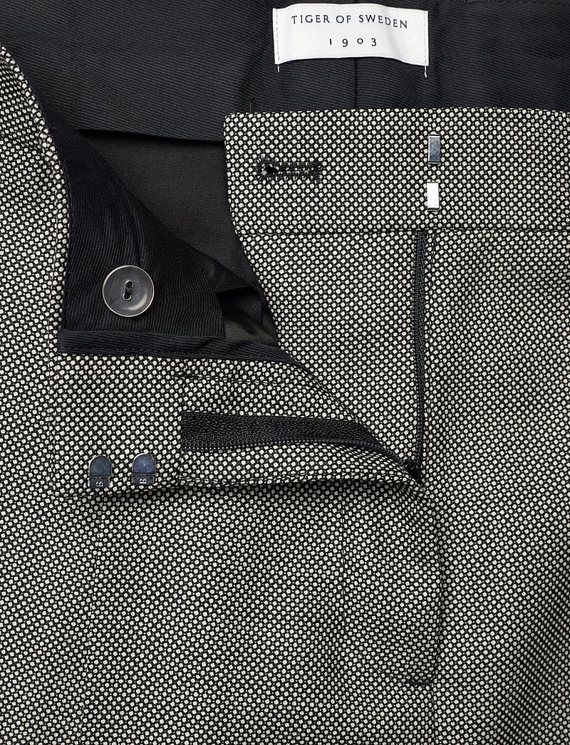 Tiger of Sweden - ERISE - wide leg trousers - black + white - 3