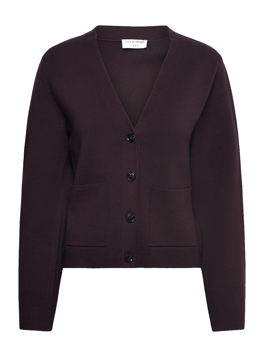 Tiger of Sweden - SHANNON - cardigans - dark plum - 0