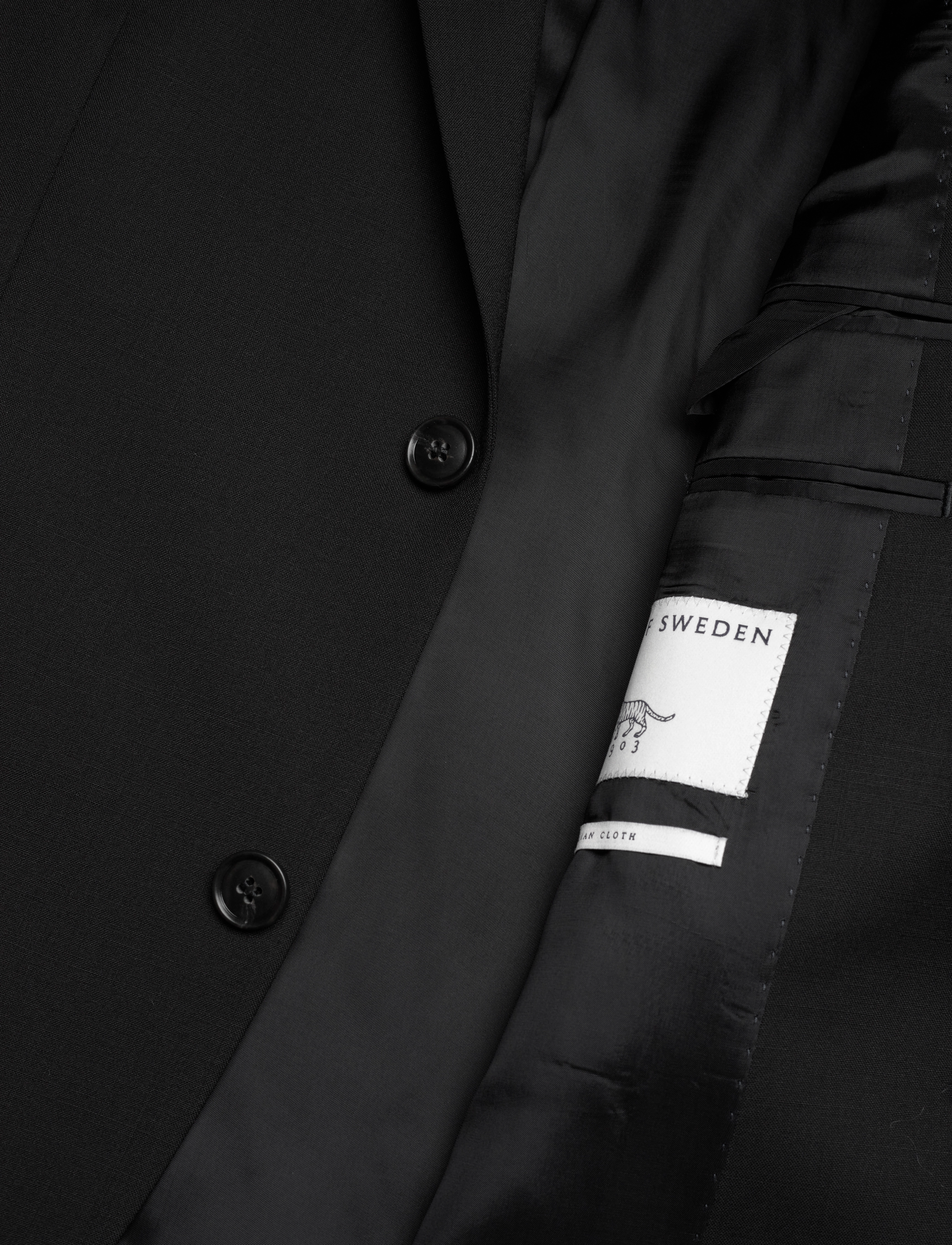 Tiger of Sweden - JUSTIN RWS - blazers à boutonnage simple - black - 3
