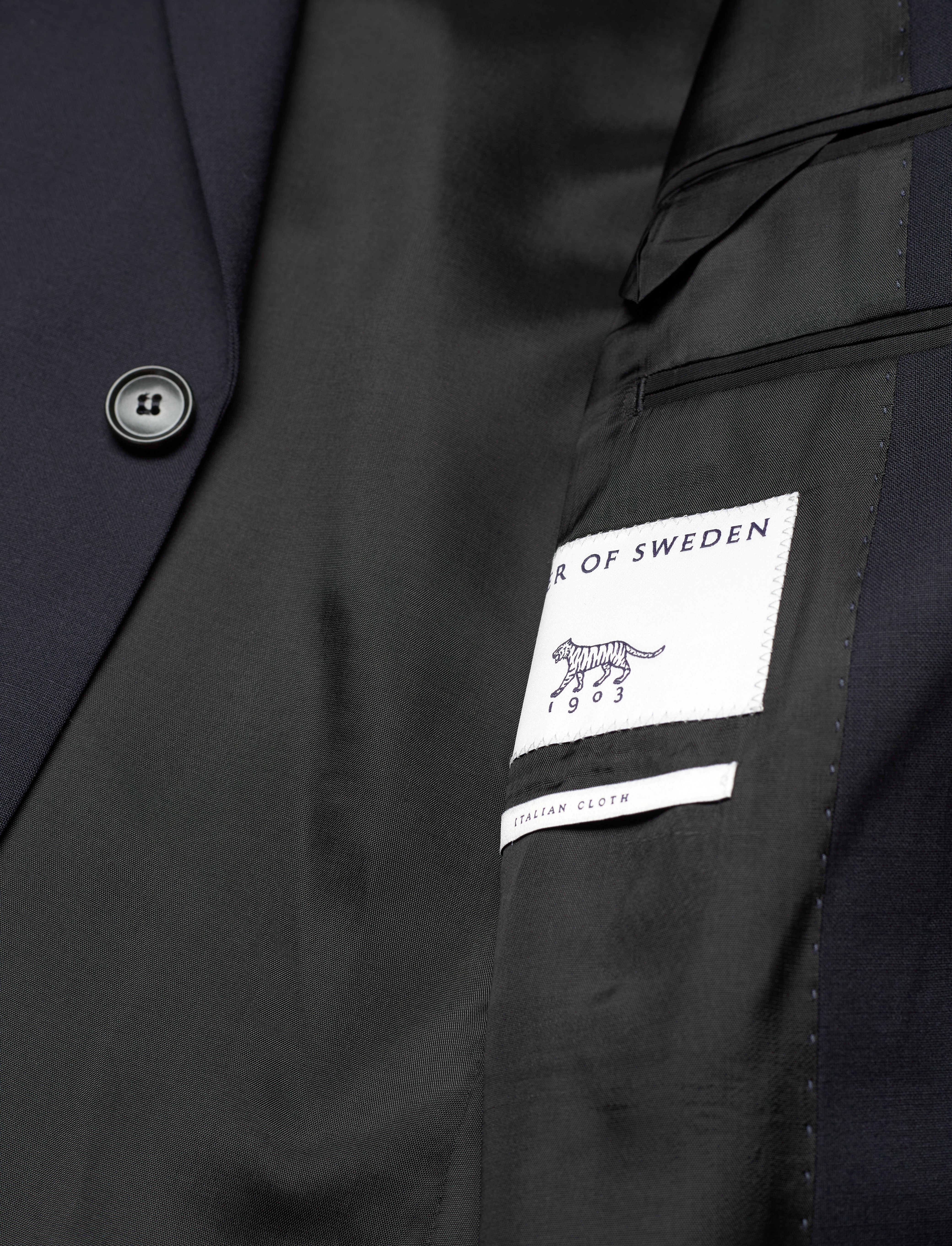 Tiger of Sweden - JUSTIN RWS - enkeltradede blazere - dark ink - 4