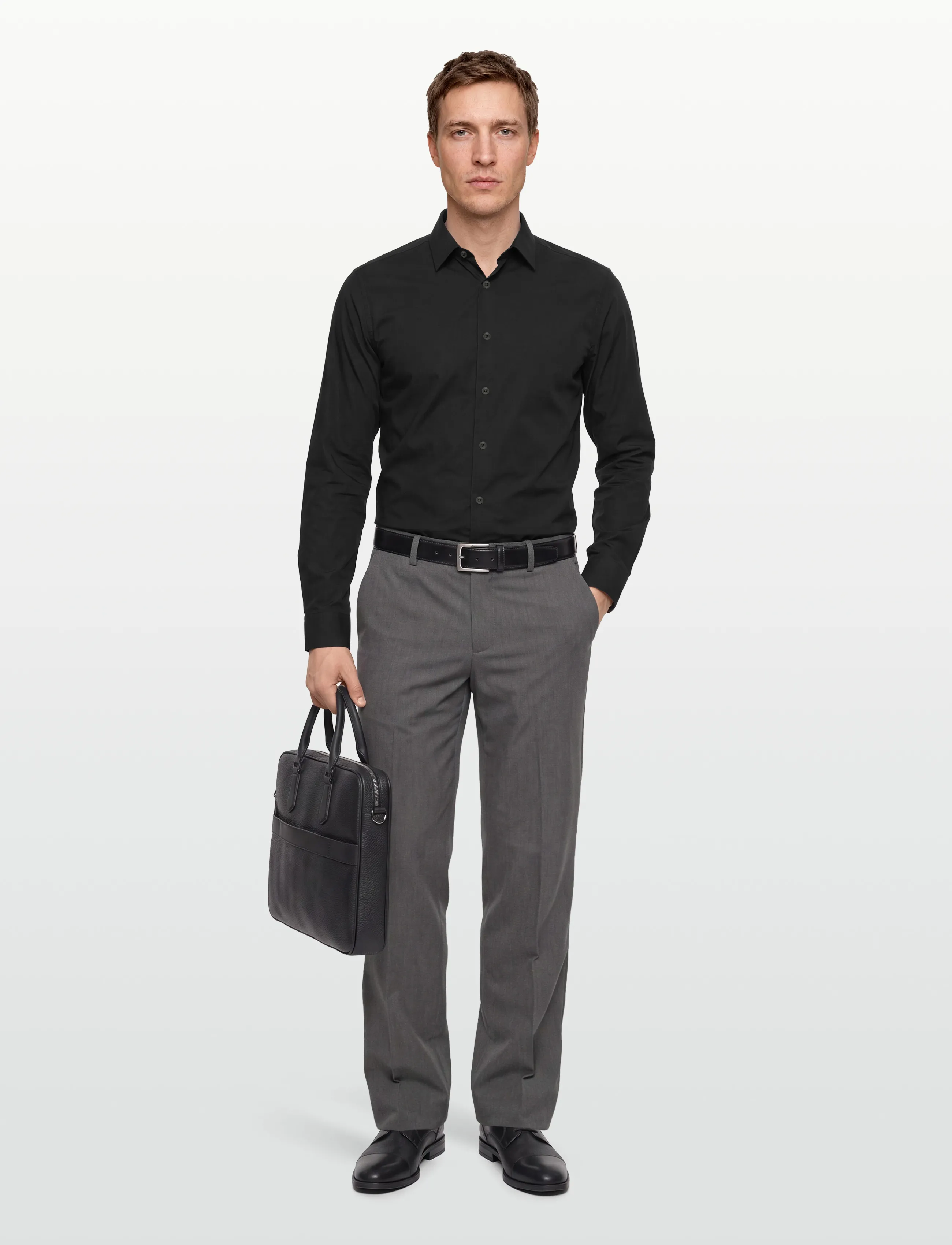 Tiger of Sweden Filbrodie, 39 x 39, Shirts, Schwarz - Business, Männerswear