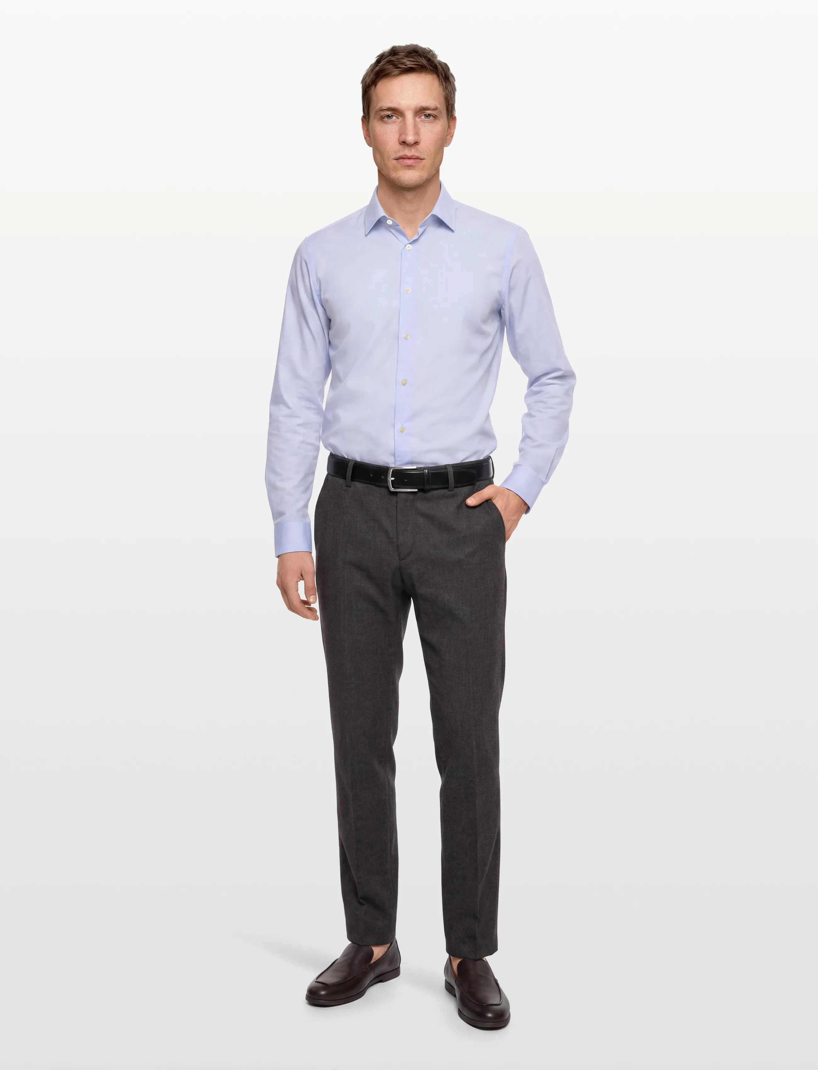 Tiger of Sweden Filbrodie, 37 x 37, Shirts, Blau - Business, Männerswear