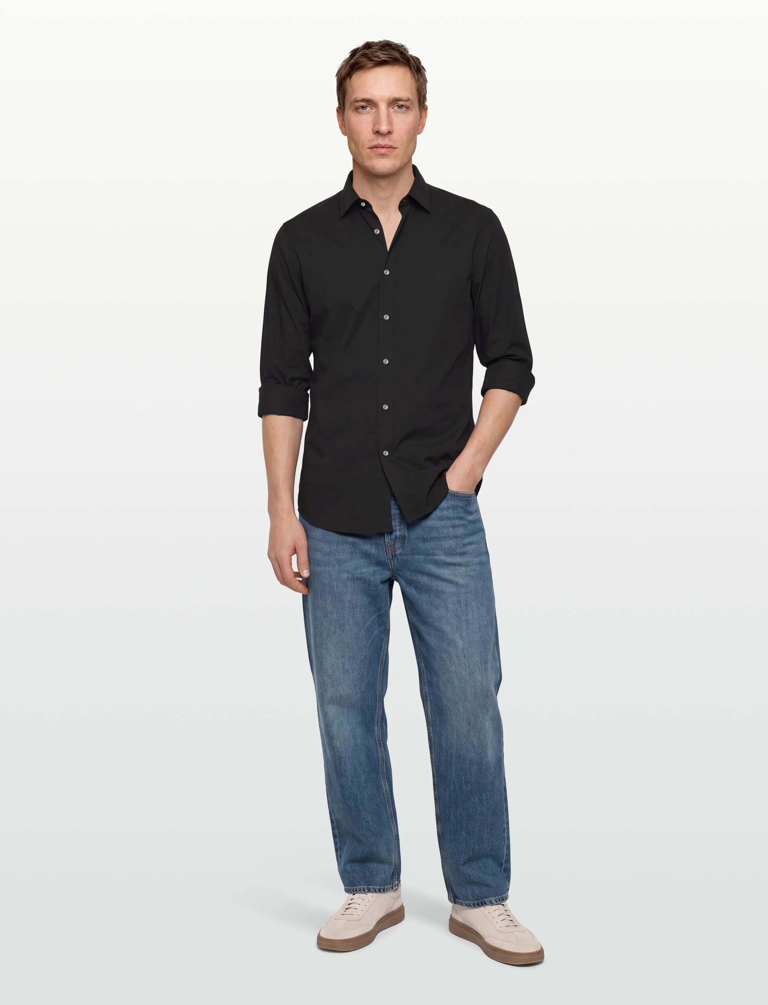Tiger of Sweden Adley C, 39 x 39, Shirts, Schwarz - Business, Männerswear