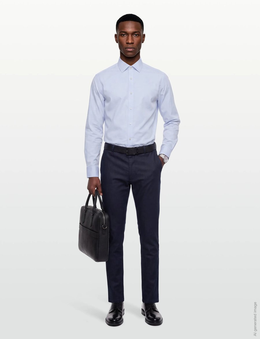 Tiger of Sweden - ADLEY C - tavalised t-särgid - light blue - 0