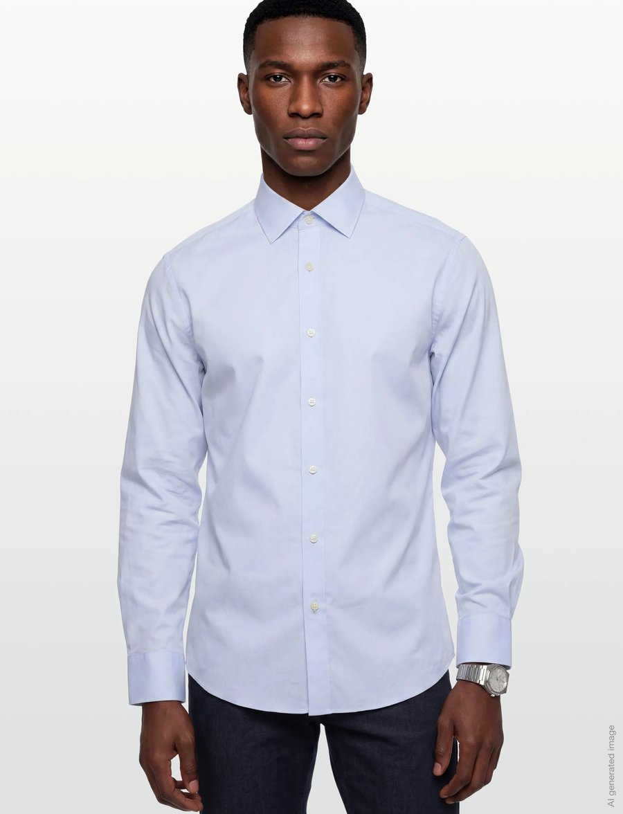 Tiger of Sweden - ADLEY C - tavalised t-särgid - light blue - 3