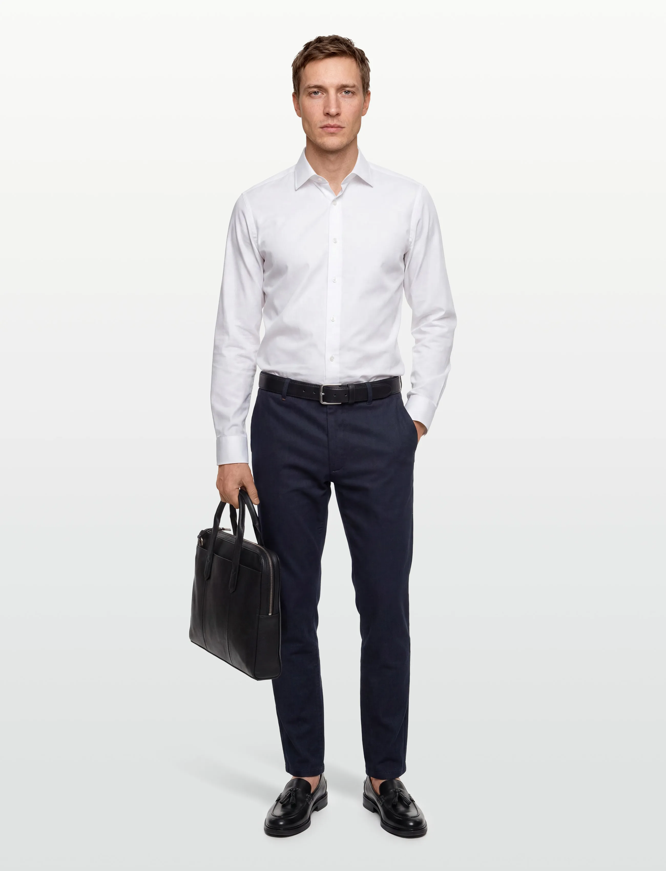 Tiger of Sweden ADLEY C - Skjorter - PURE WHITE / white