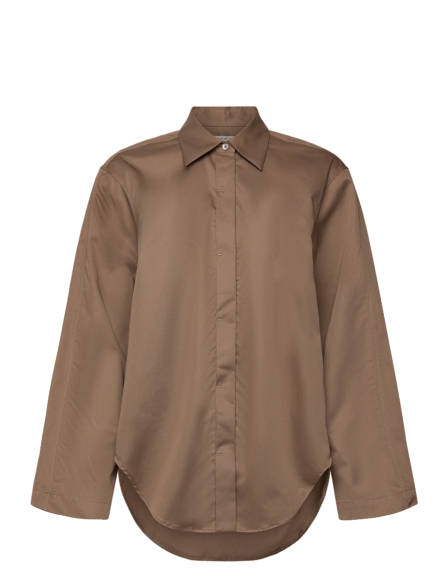 Tiger of Sweden - CORNIA - long-sleeved shirts - brown - 0