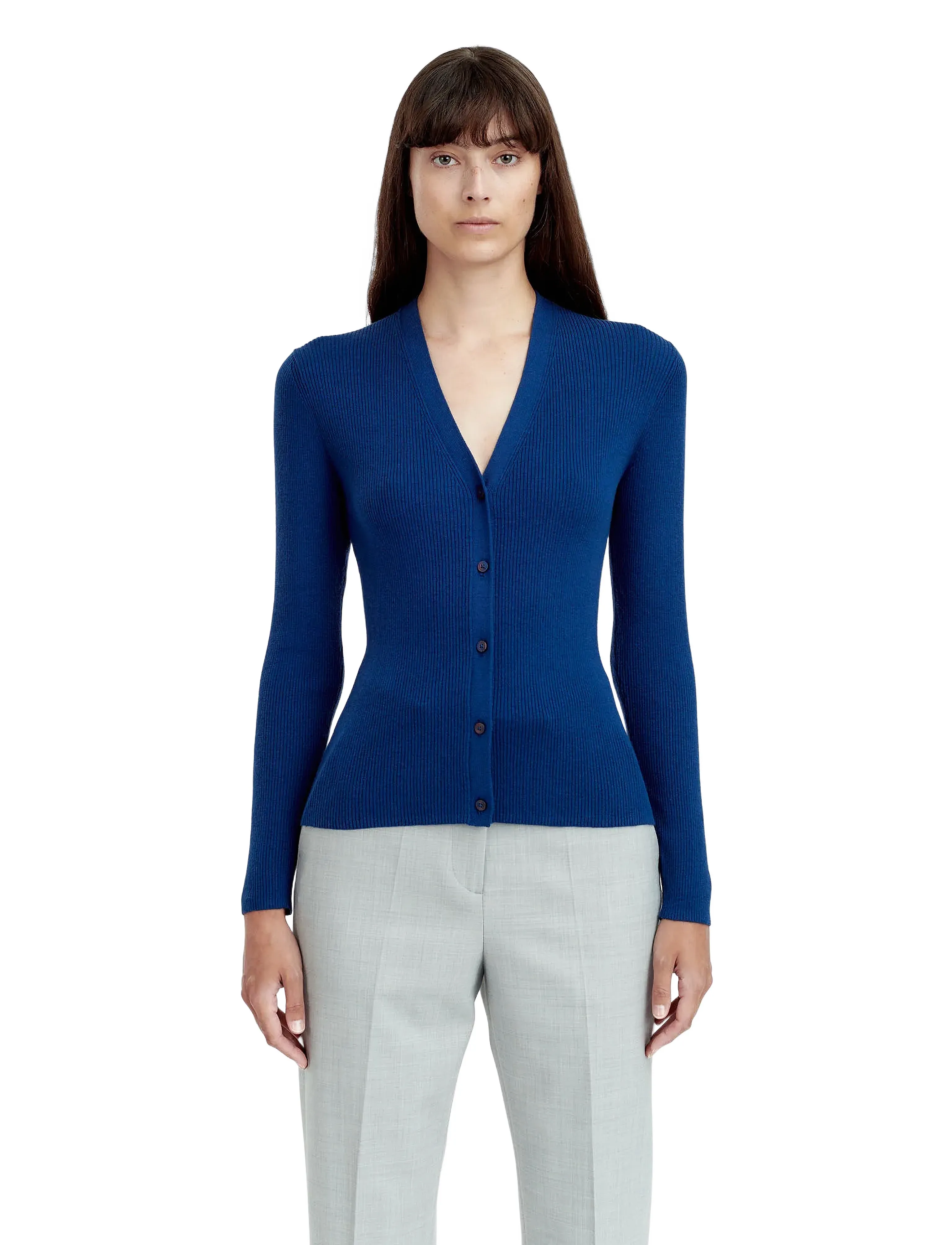 Tiger of Sweden Giane, S, Knitwear, Blau - Cardigans, Frauen