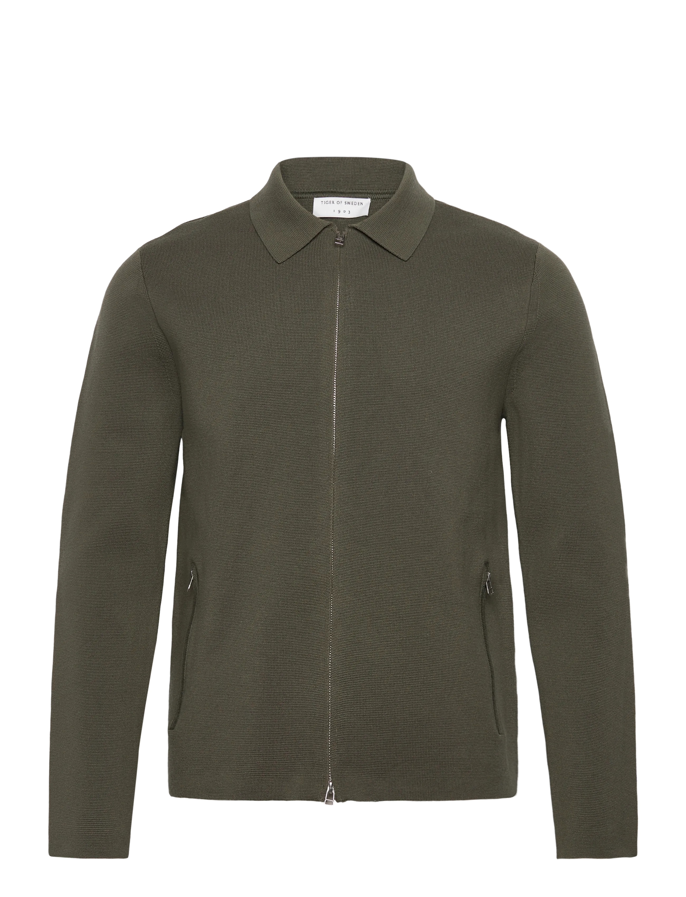 Tiger of Sweden CELYN RWS - Cardigans - KALAMATA / khaki/green