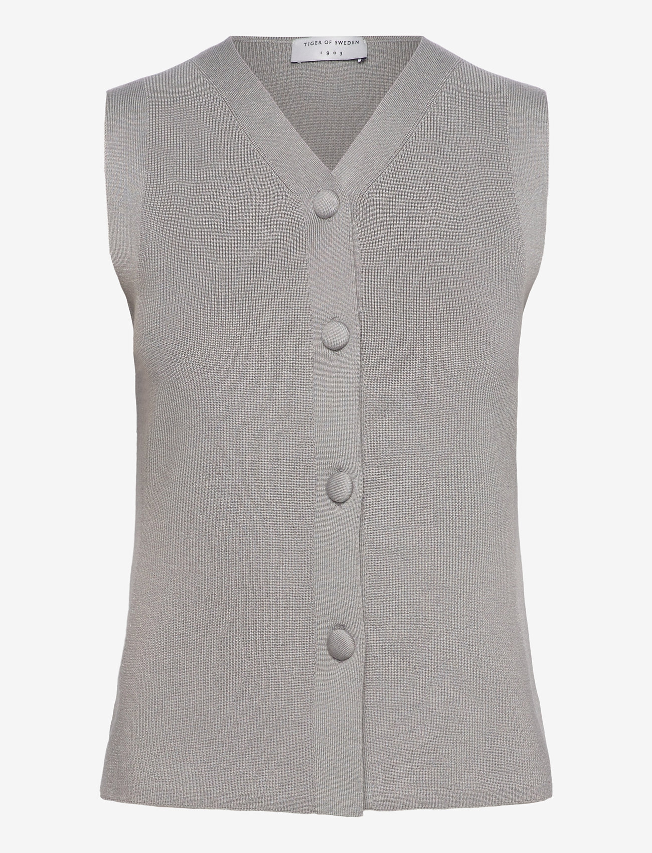 Tiger of Sweden - Blodyn. - gestrickte westen - granite - 1