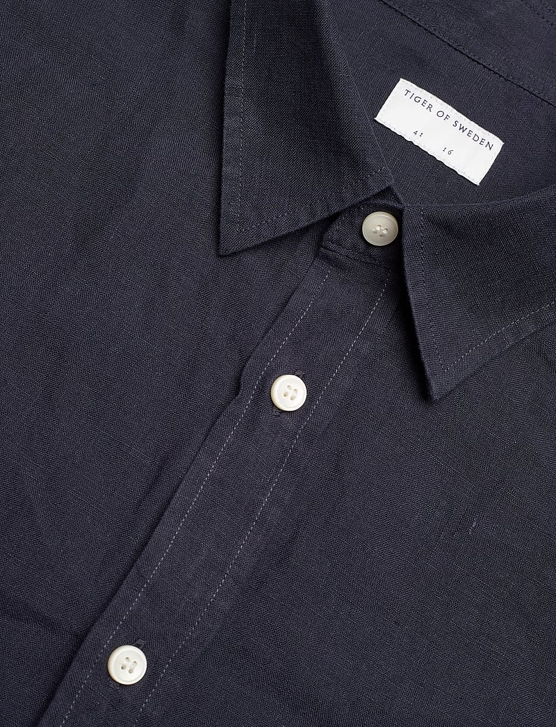 Tiger of Sweden - Spenser SS - leinenhemden - midnight blue - 3