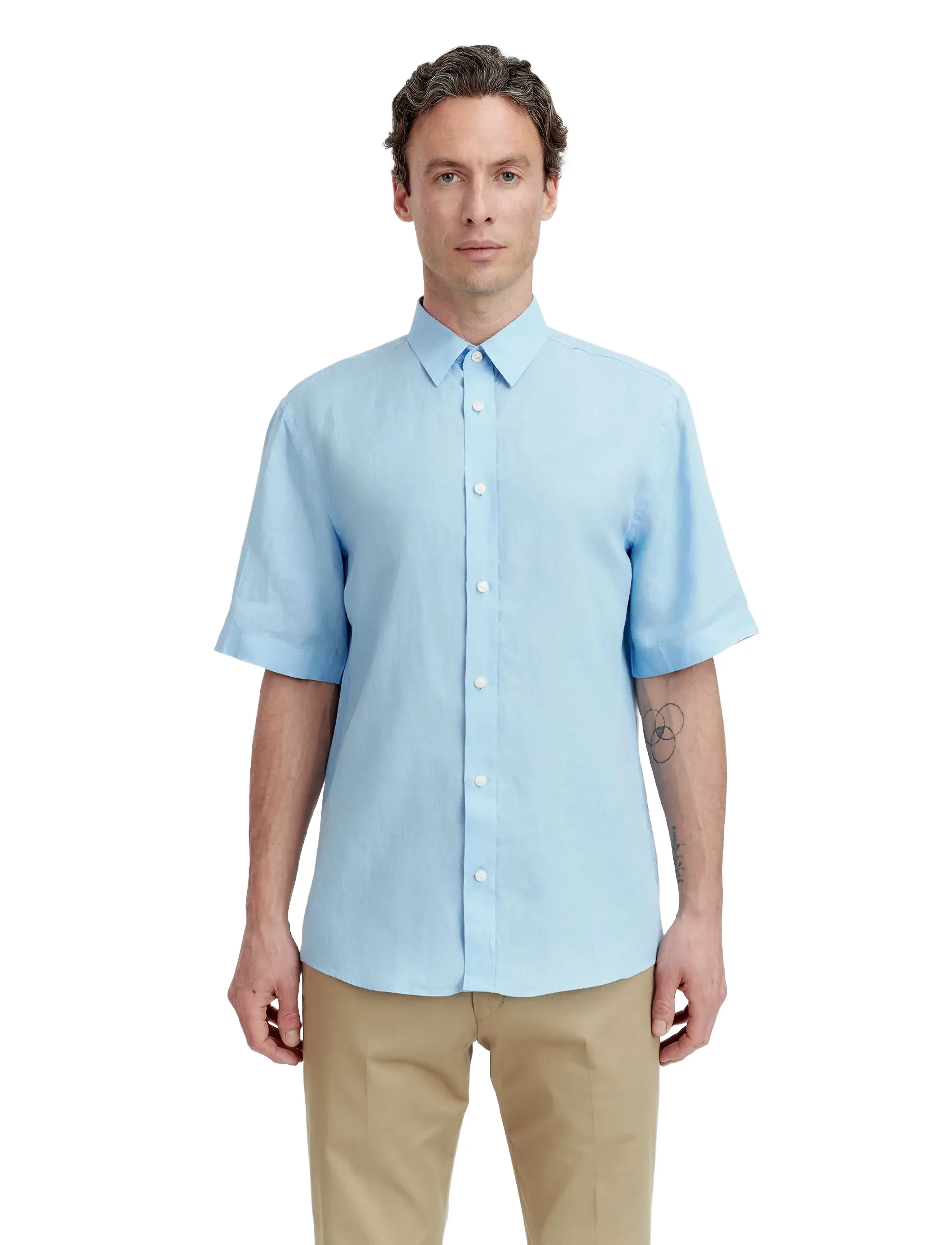 Tiger of Sweden Spenser SS - Skjorter - SUMMER SKY / blue