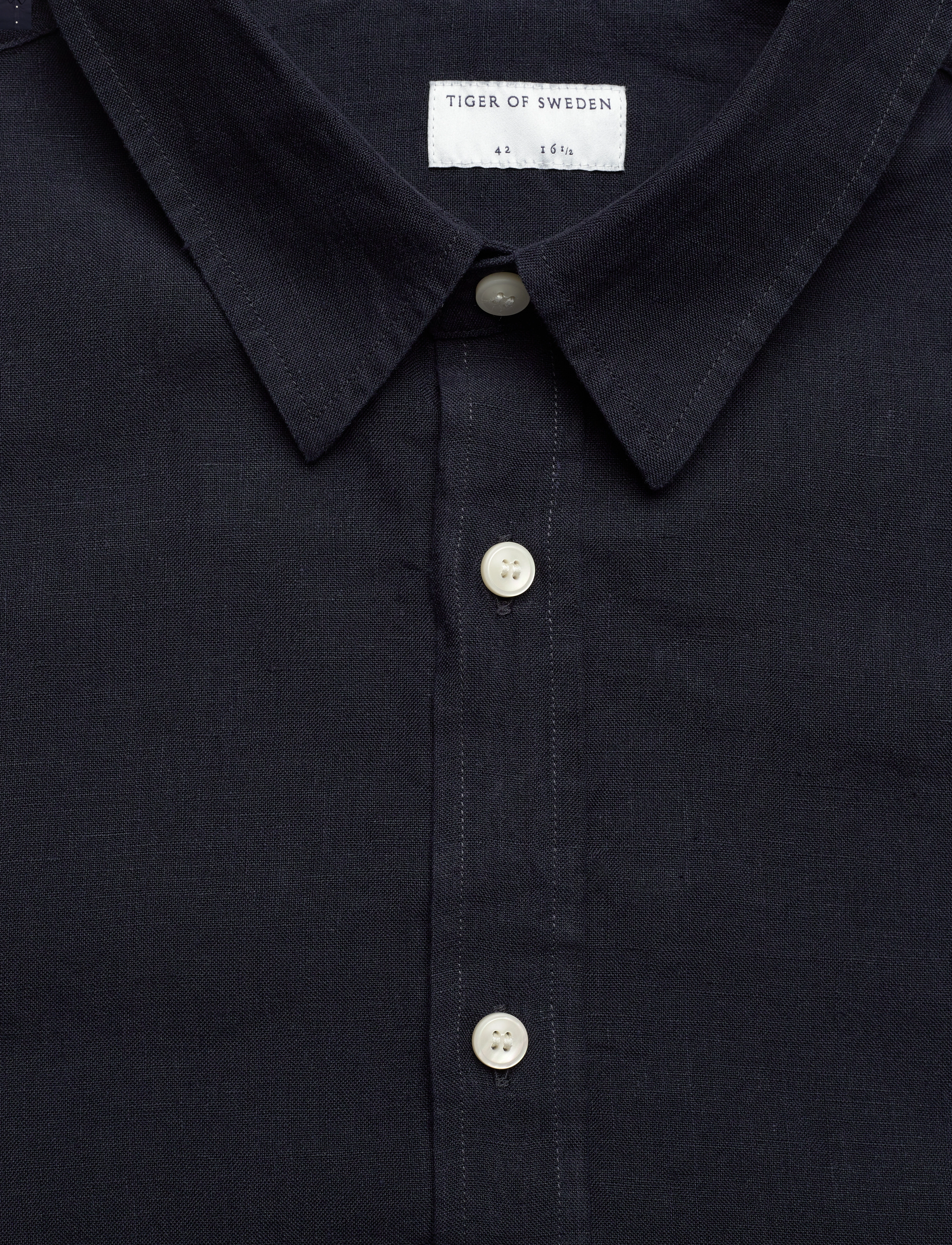 Tiger of Sweden - Spenser - linen shirts - midnight blue - 2