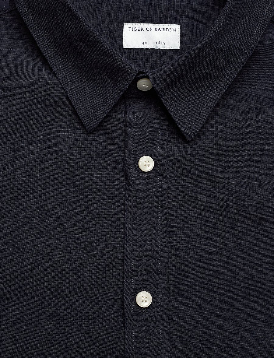 Tiger of Sweden - Spenser - hørskjorter - midnight blue - 2