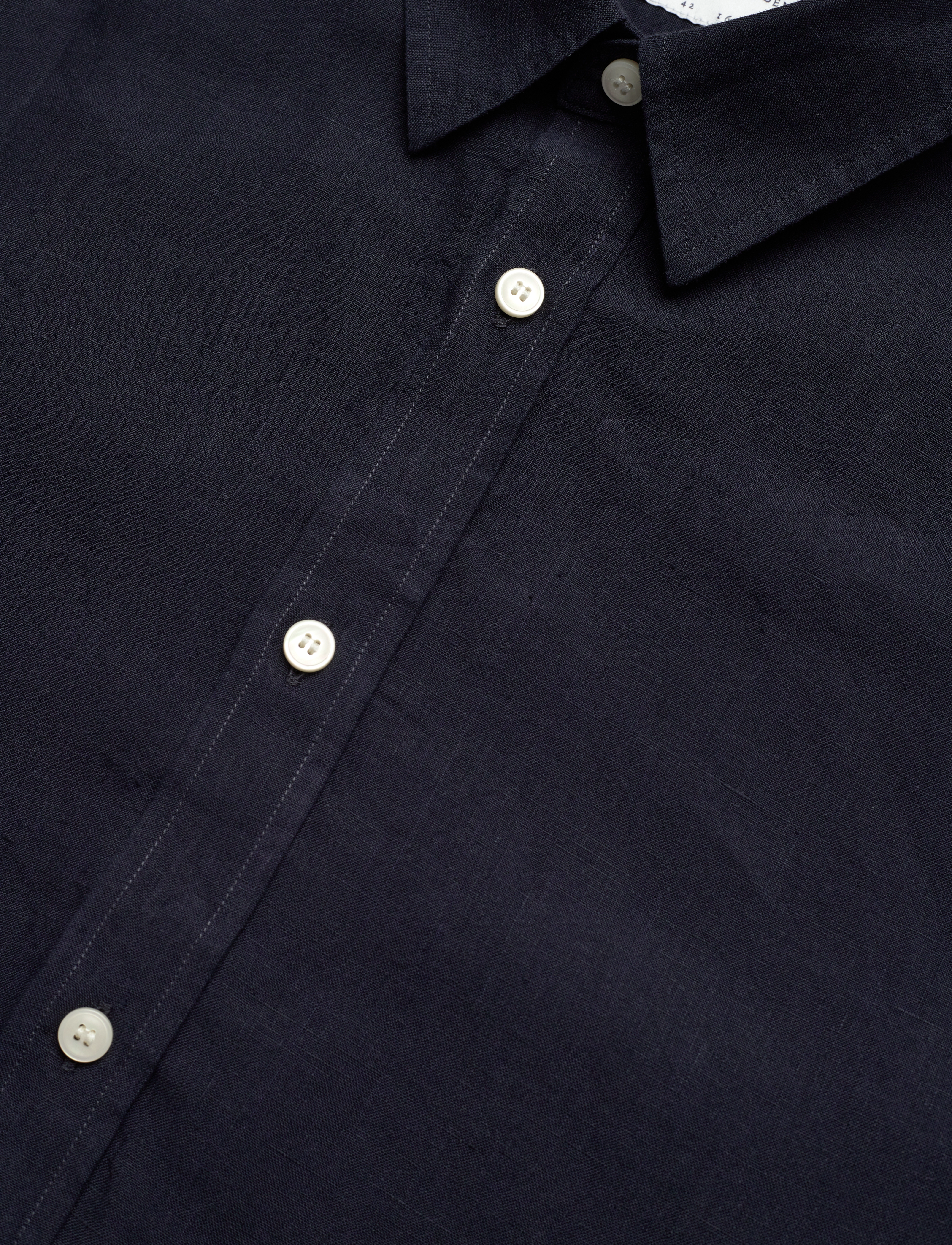 Tiger of Sweden - Spenser - linen shirts - midnight blue - 3