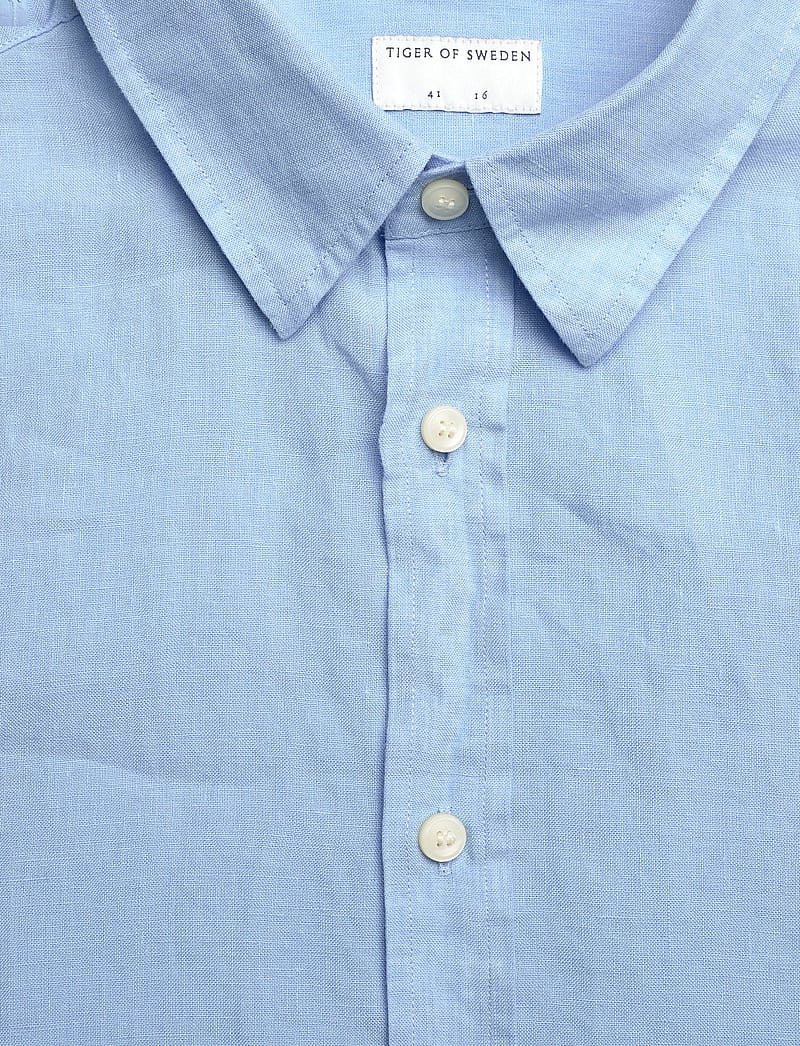 Tiger of Sweden - Spenser - leinenhemden - summer sky - 3