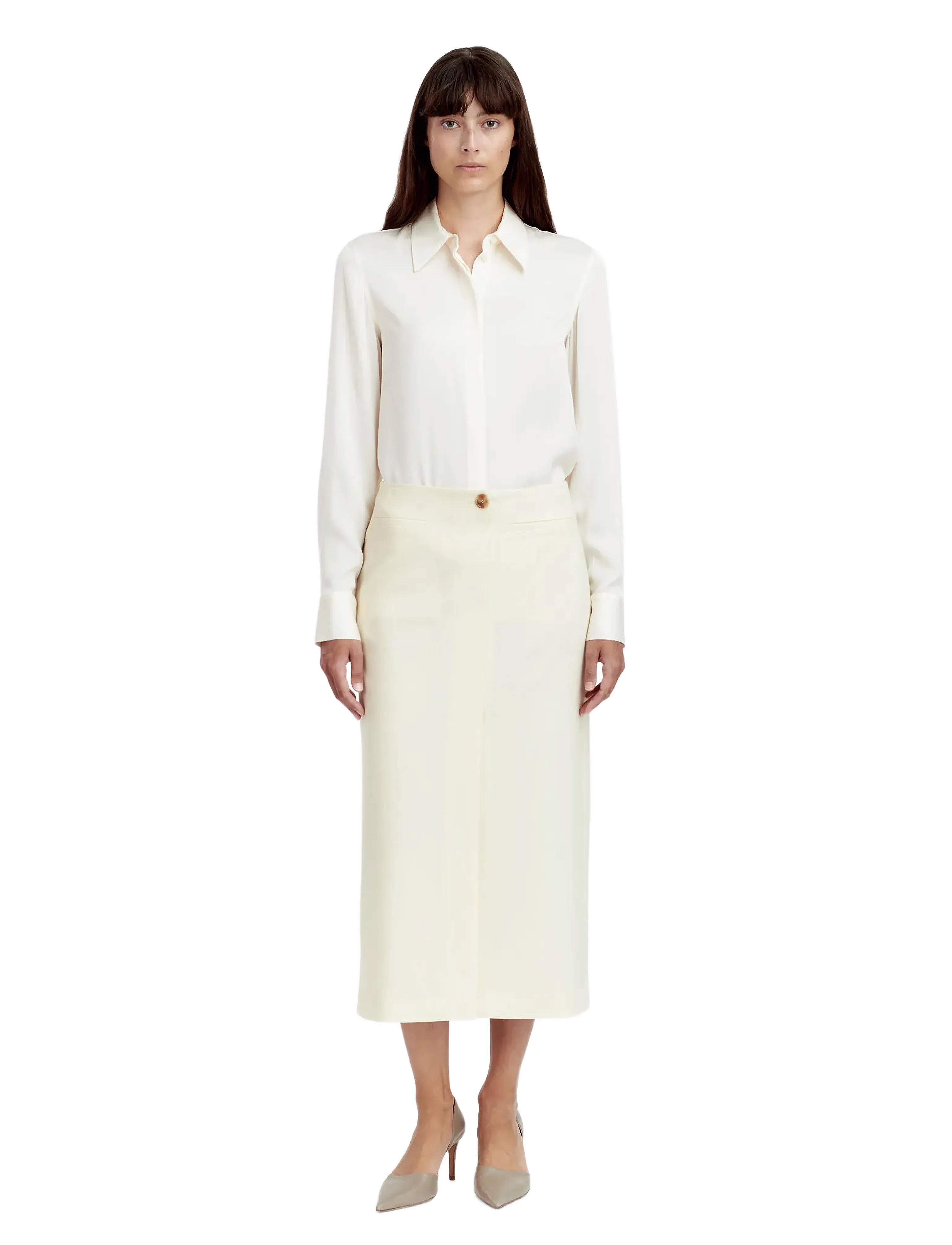 Tiger of Sweden Lakelyn T - Seelikud - IVORY WHITE / cream