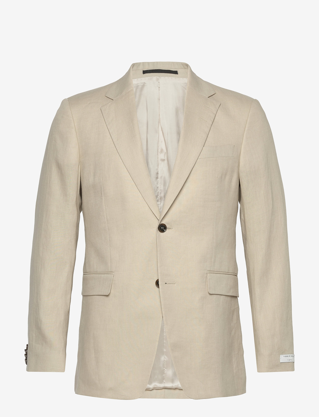 Tiger of Sweden - Justin - enkelknäppta kavajer - cream sand - 0