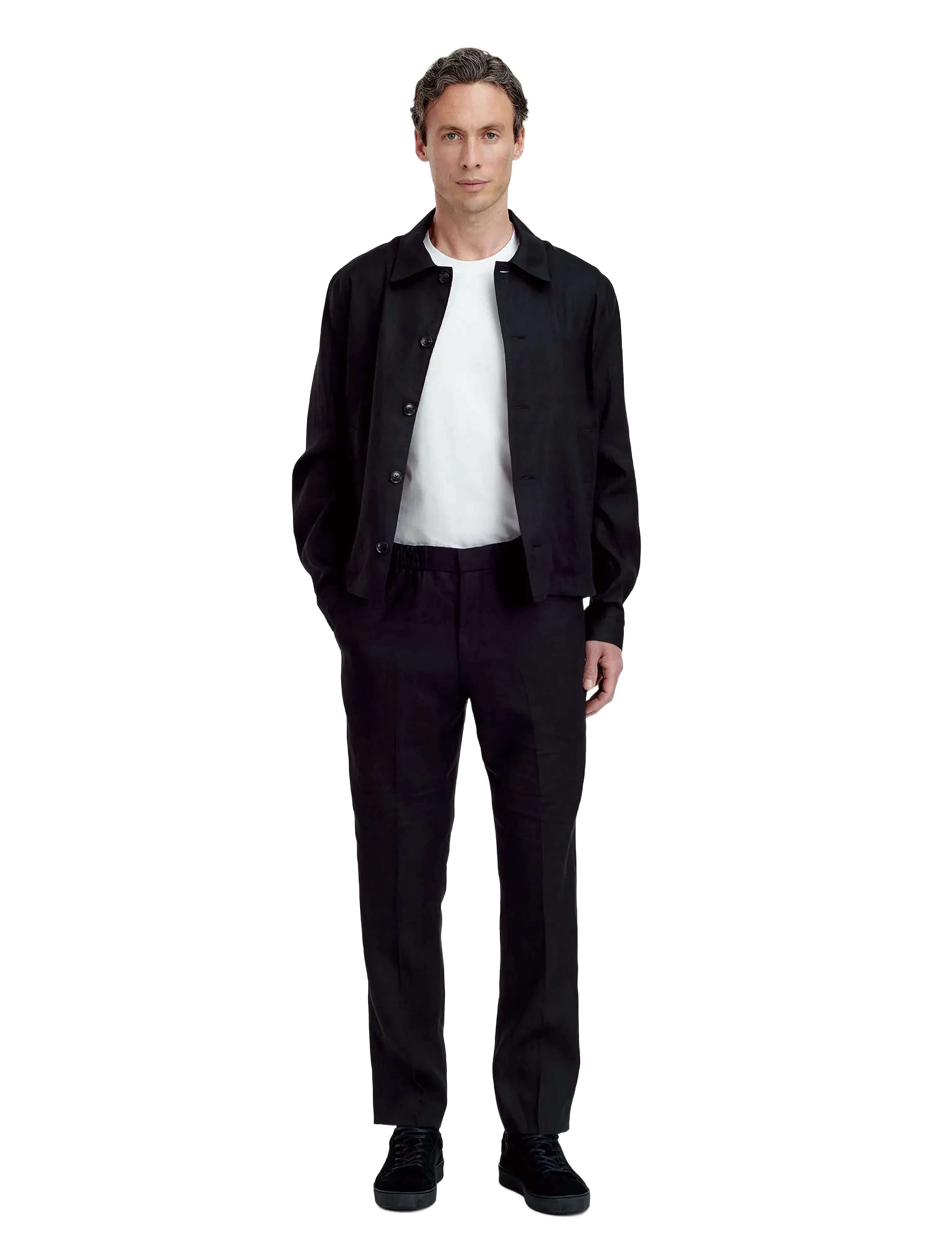 Tiger of Sweden Tannen, 44 Regular, Trousers, Schwarz - Formal, Männerswear