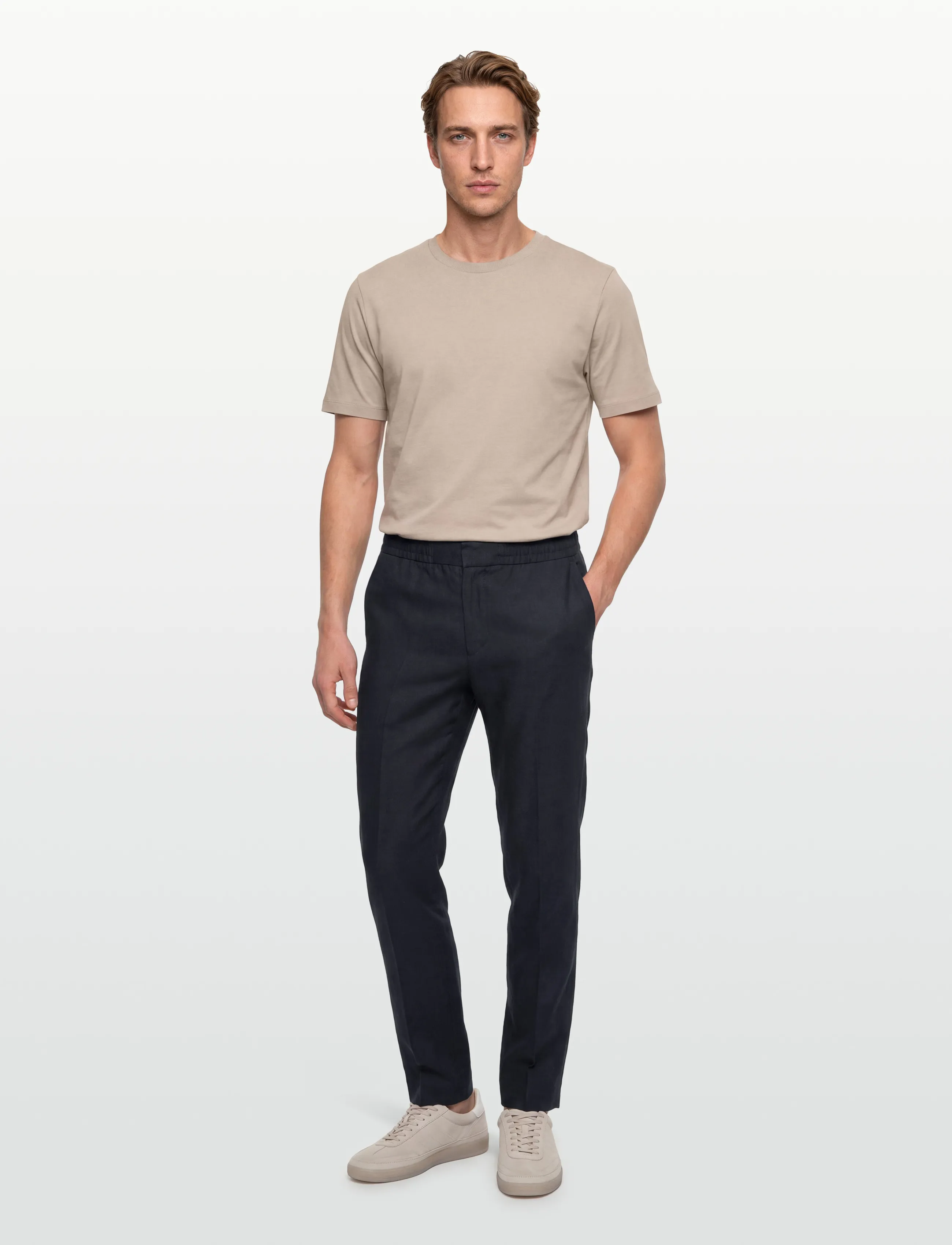 Tiger of Sweden - Tannen - linen trousers - midnight blue - 0