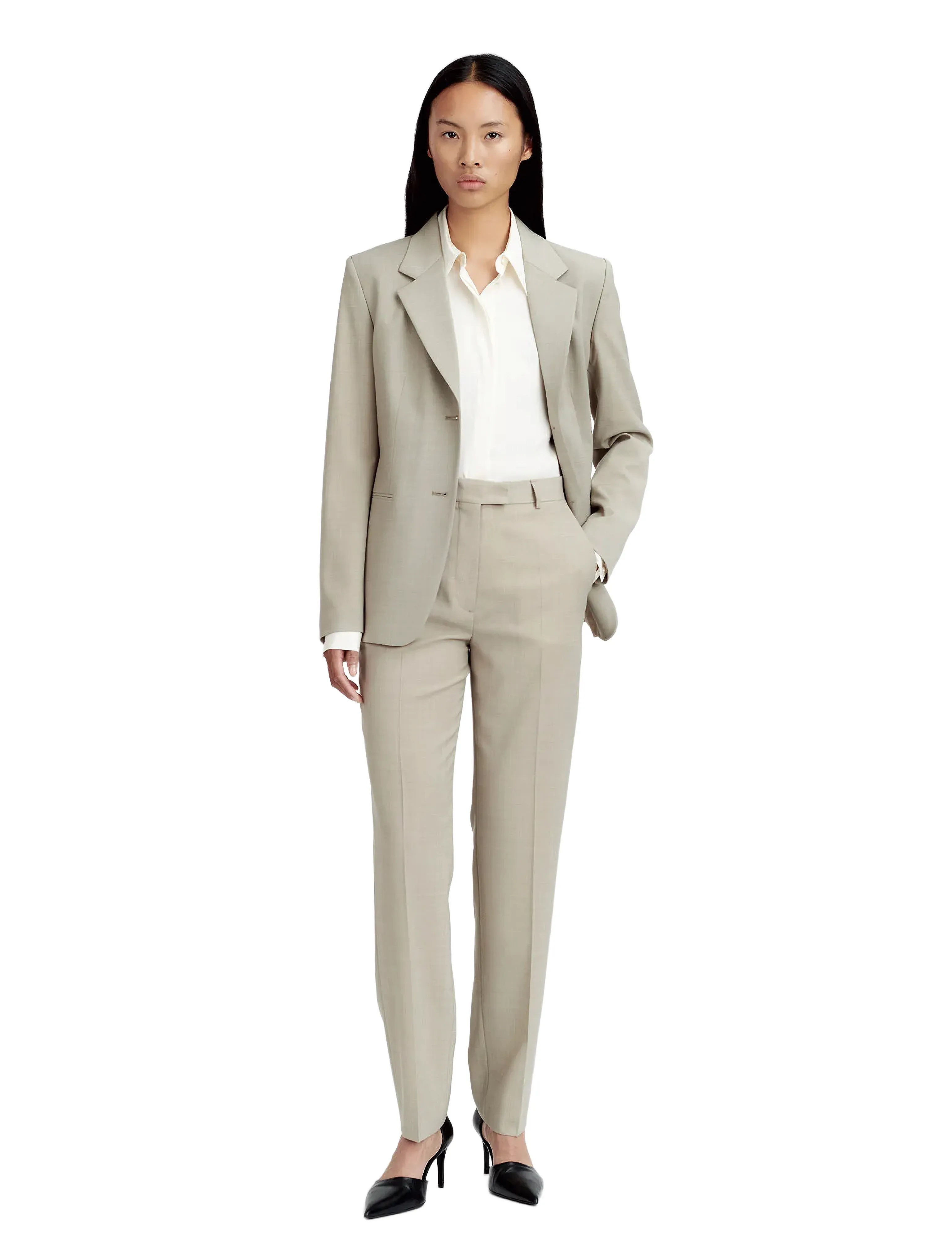 Tiger of Sweden ELLER - Hosen - ECRU / beige