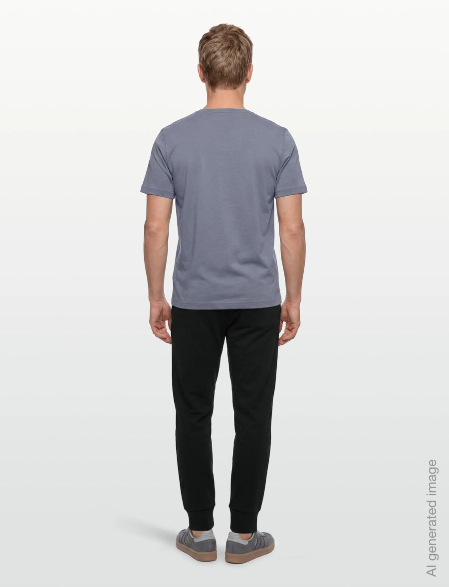 Tiger of Sweden - OLAF - kortærmede t-shirts - dull blue - 4