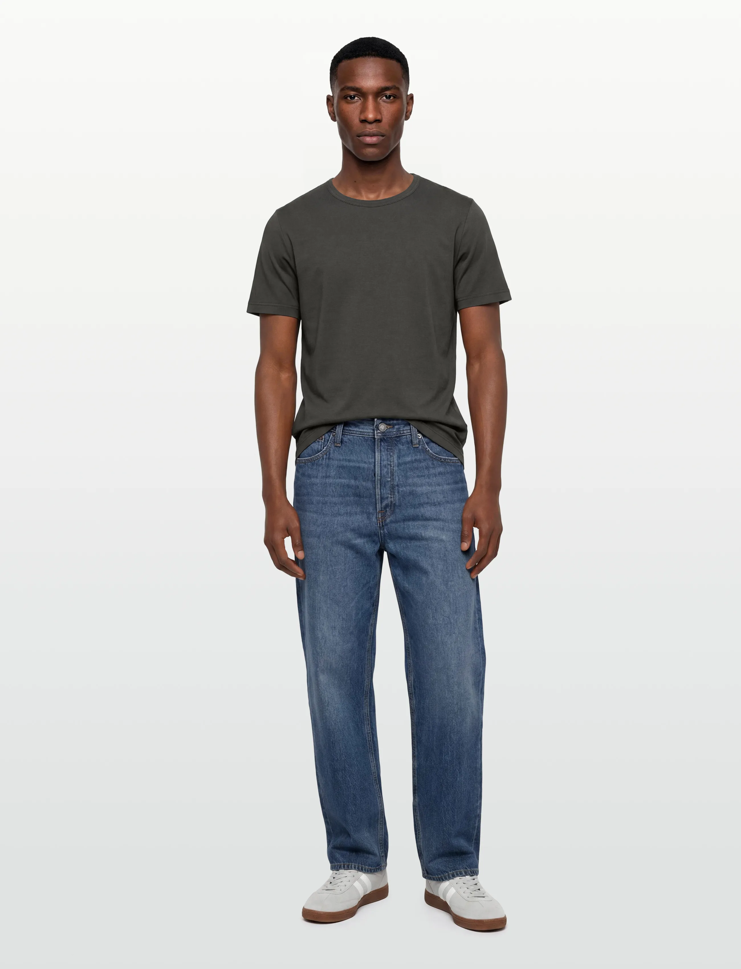 Tiger of Sweden Olaf, S, T-shirts, Khakigrün - Short-sleeved, Männerswear