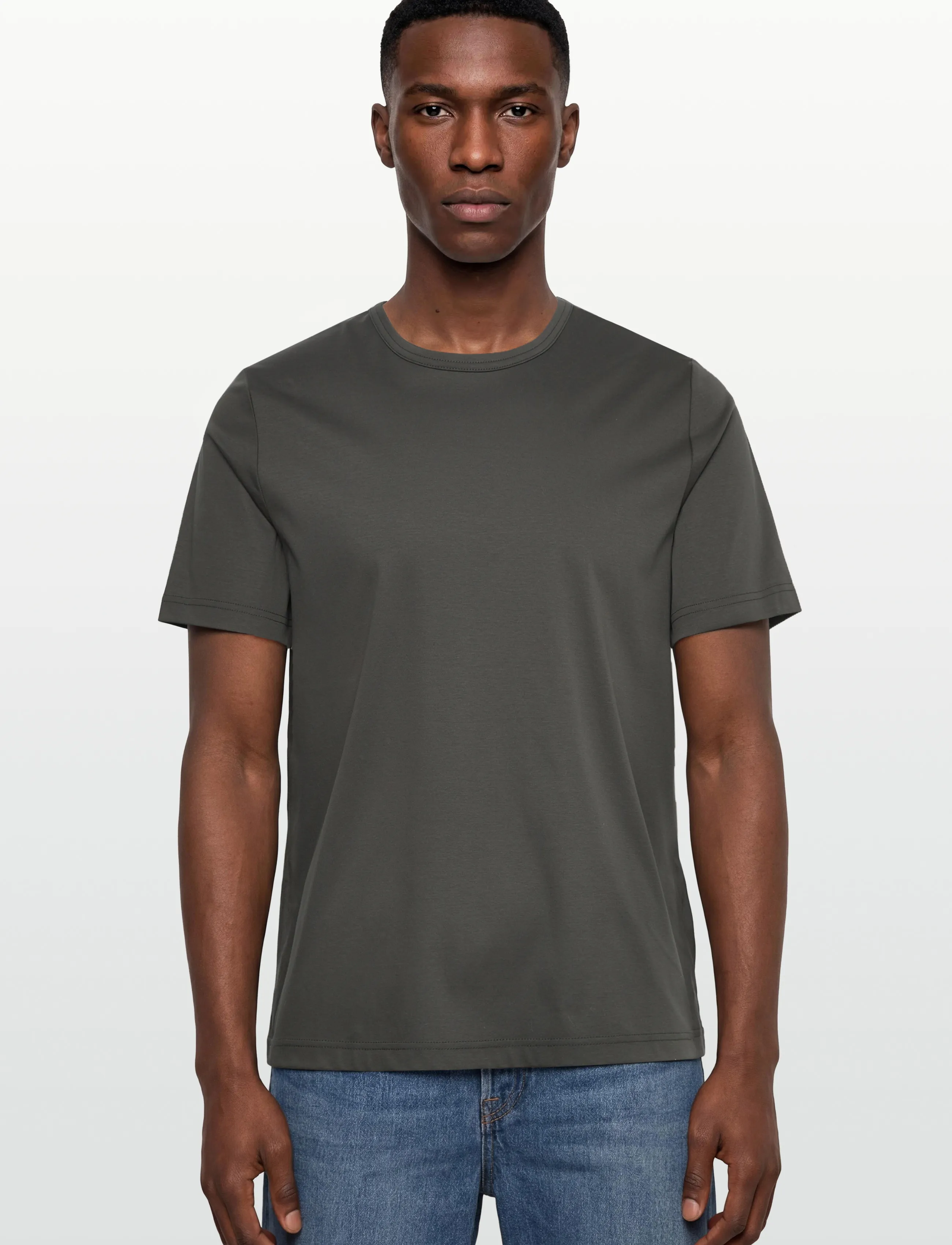 Tiger of Sweden - OLAF - kortärmade t-shirts - midnight green - 3