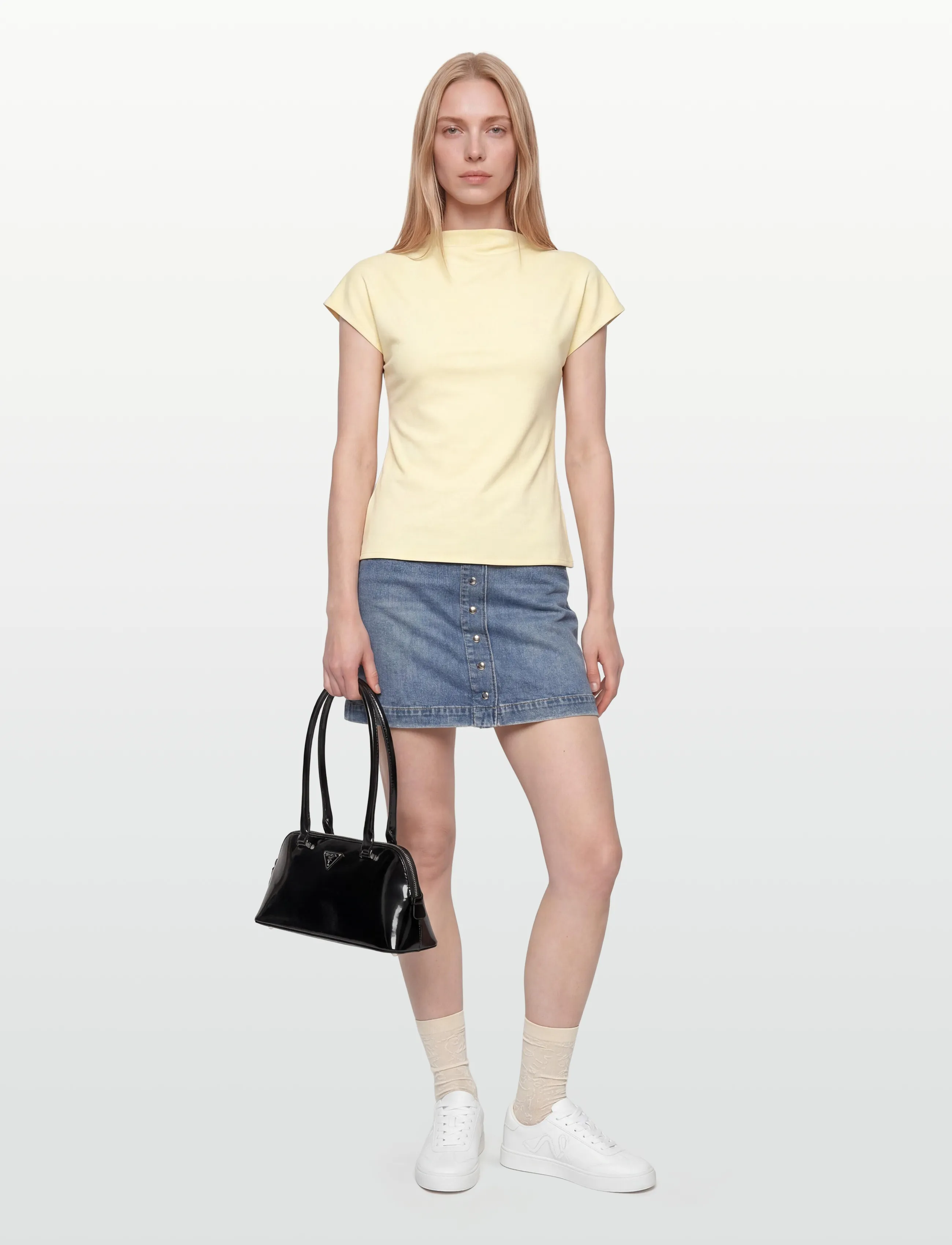 Tiger of Sweden Alitta, S, Yellow, T-Shirts & Toppe > Kortærmede, Dame