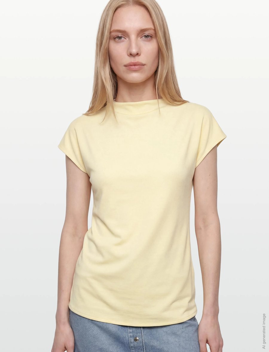 Tiger of Sweden - ALITTA - t-shirts - buttermilk scotch - 3