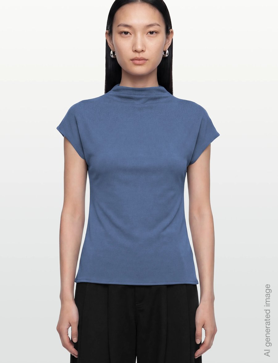 Tiger of Sweden - ALITTA - t-shirts - dream blue - 3