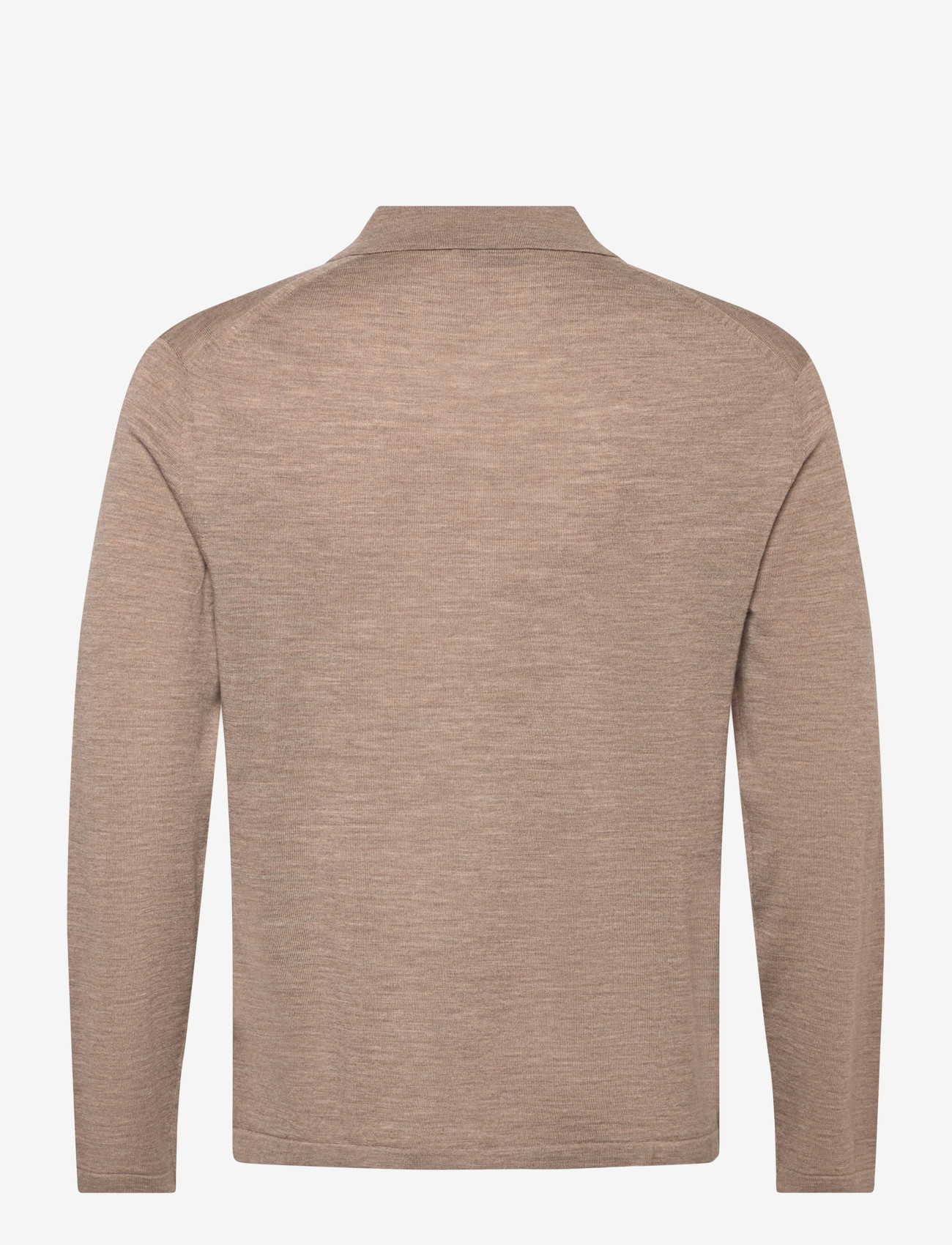 Tiger of Sweden - VERKLIN RWS - langermede, strikkede pologensere - beige melange - 1